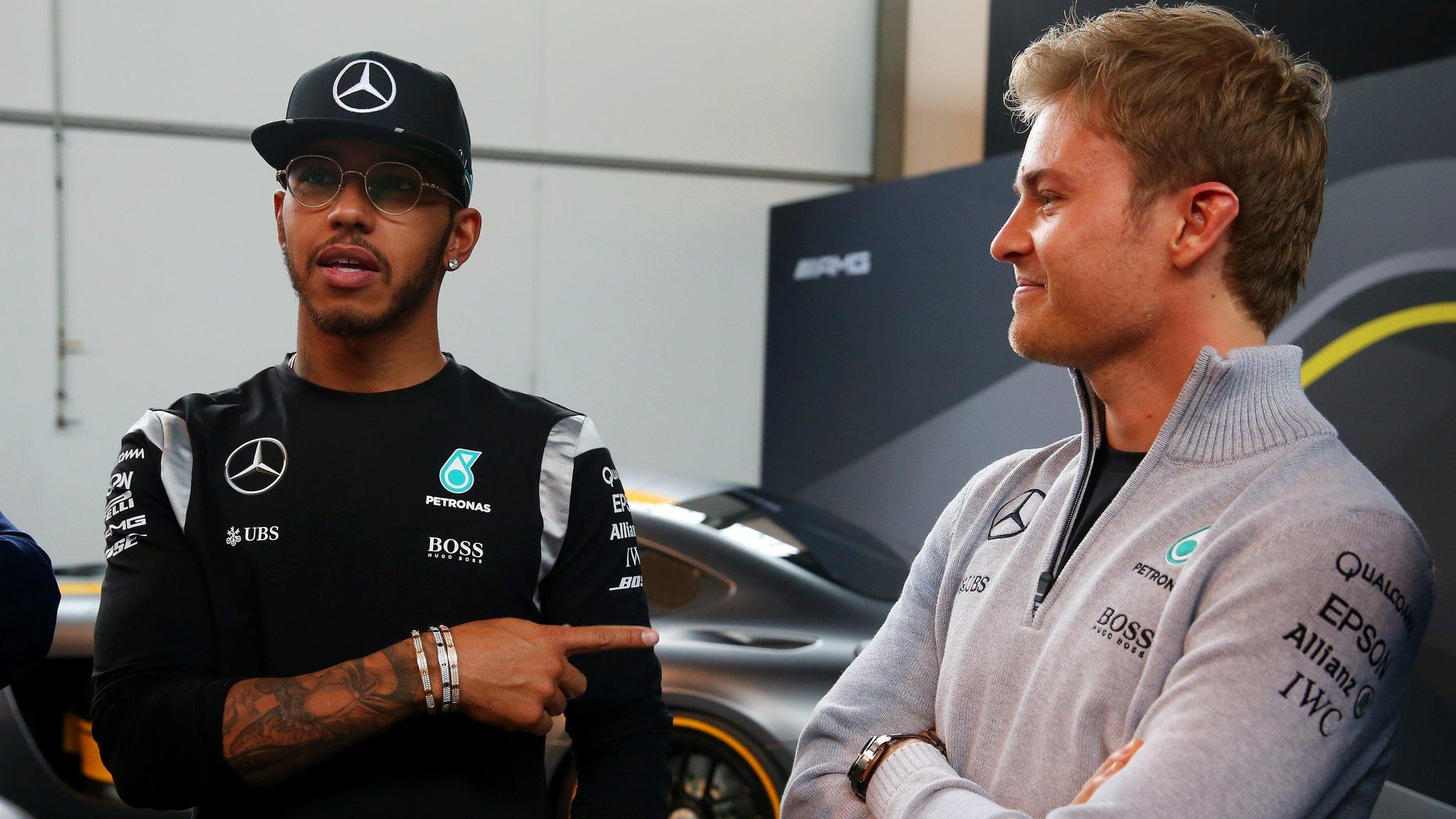 Lewis Hamilton & Nico Rosberg