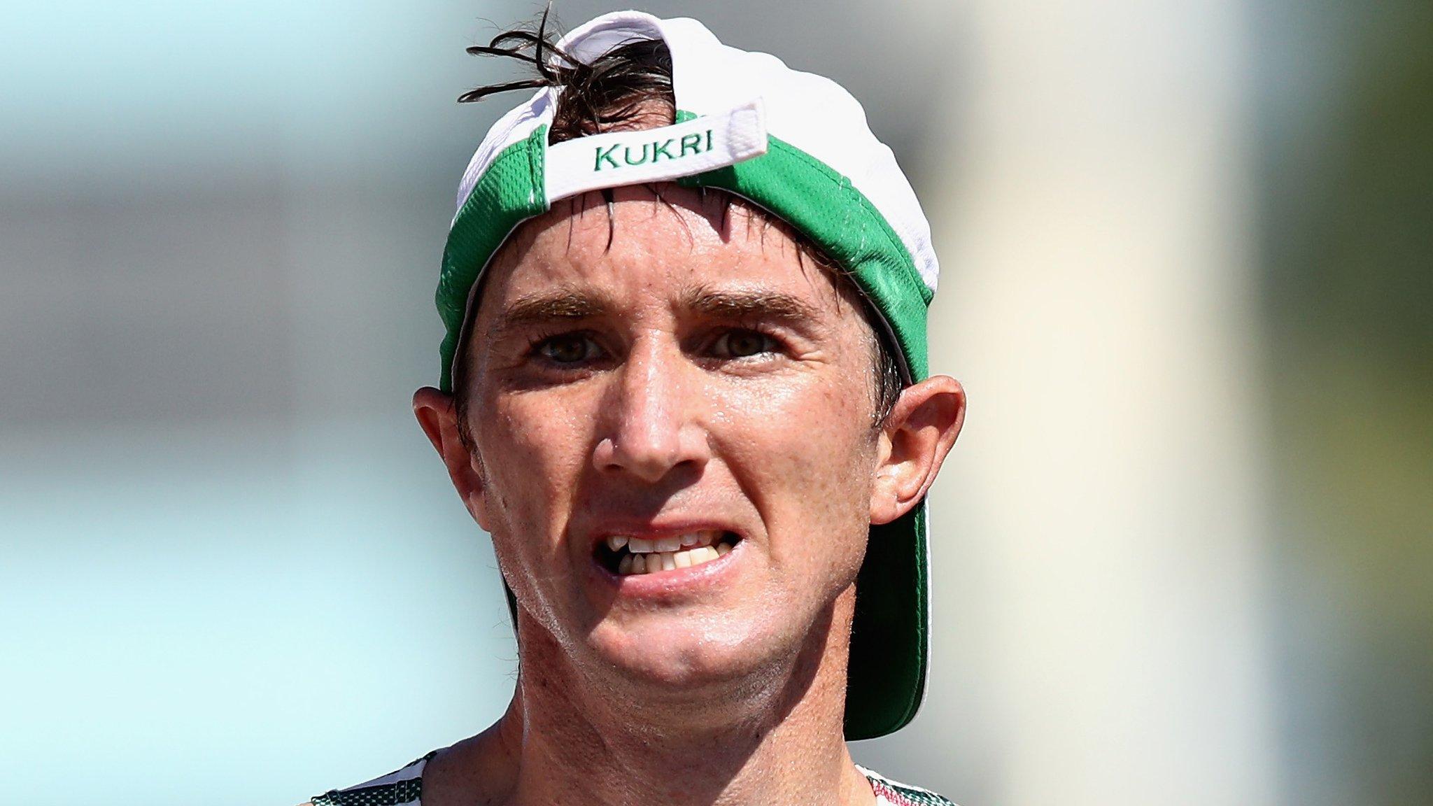 Kevin Seaward running in the Gold Coast marathon