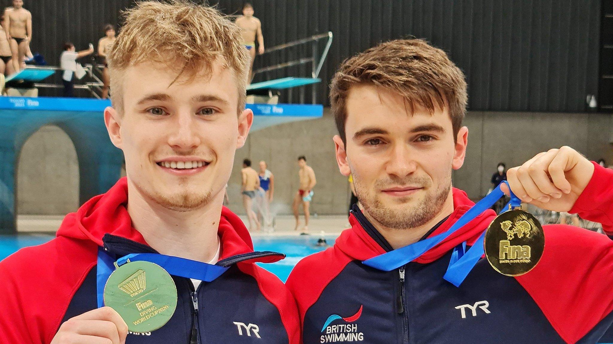 Olympic medallists Jack Laugher and Dan Goodfellow