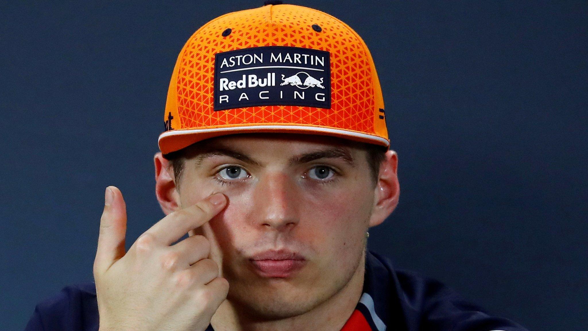 Red Bull driver Max Verstappen