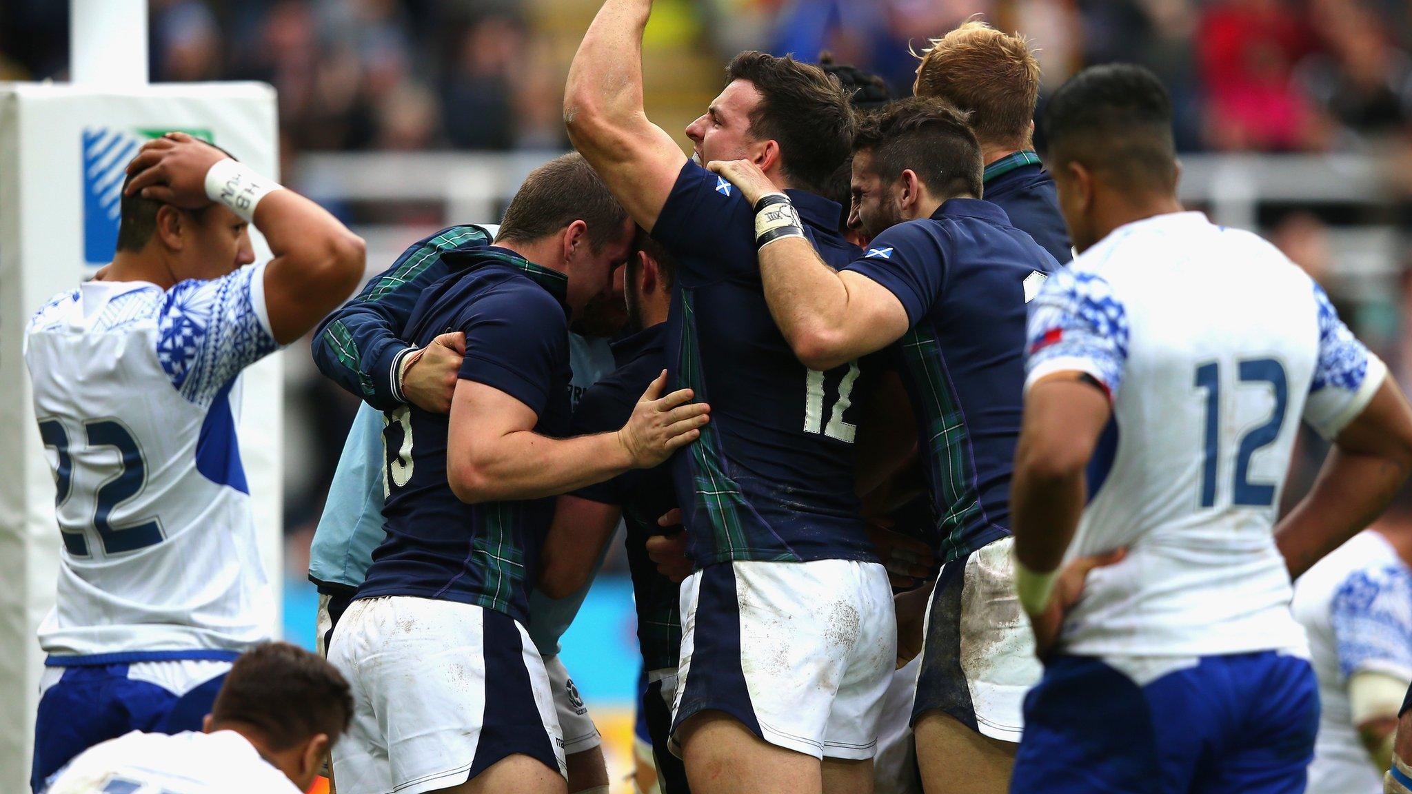 Scotland celebrate