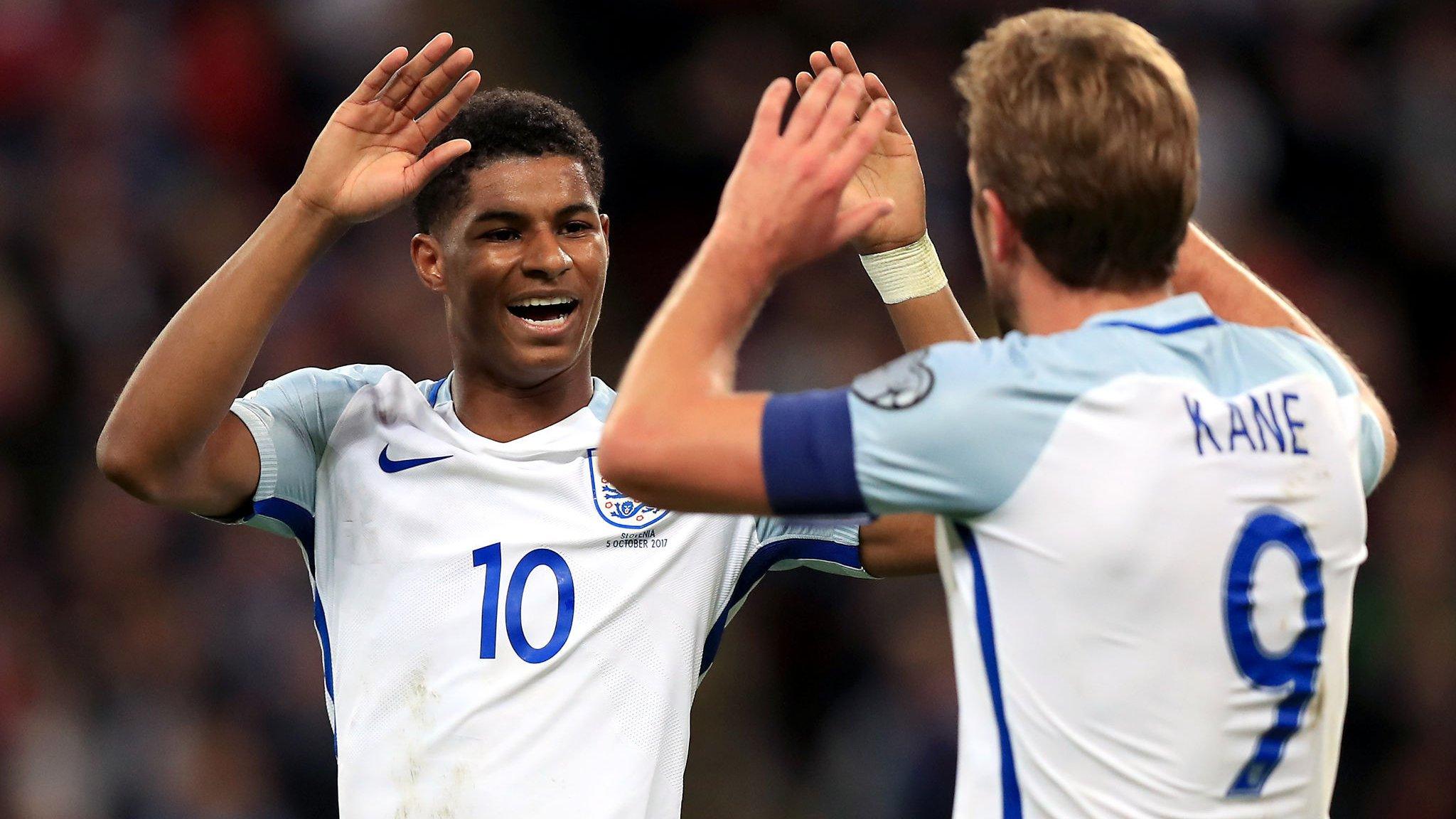 Marcus Rashford and Harry Kane