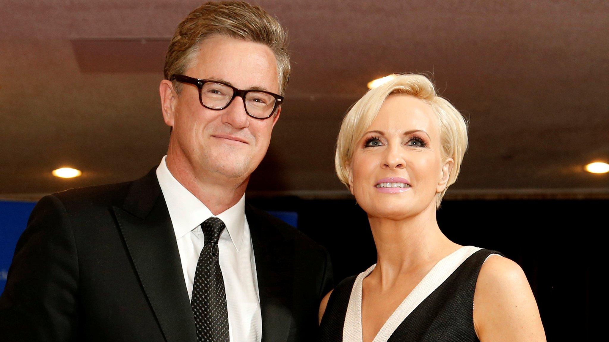 Joe Scarborough and Mika Brzezinski at the annual White House Correspondents' Association dinner in Washington on April 25, 2015