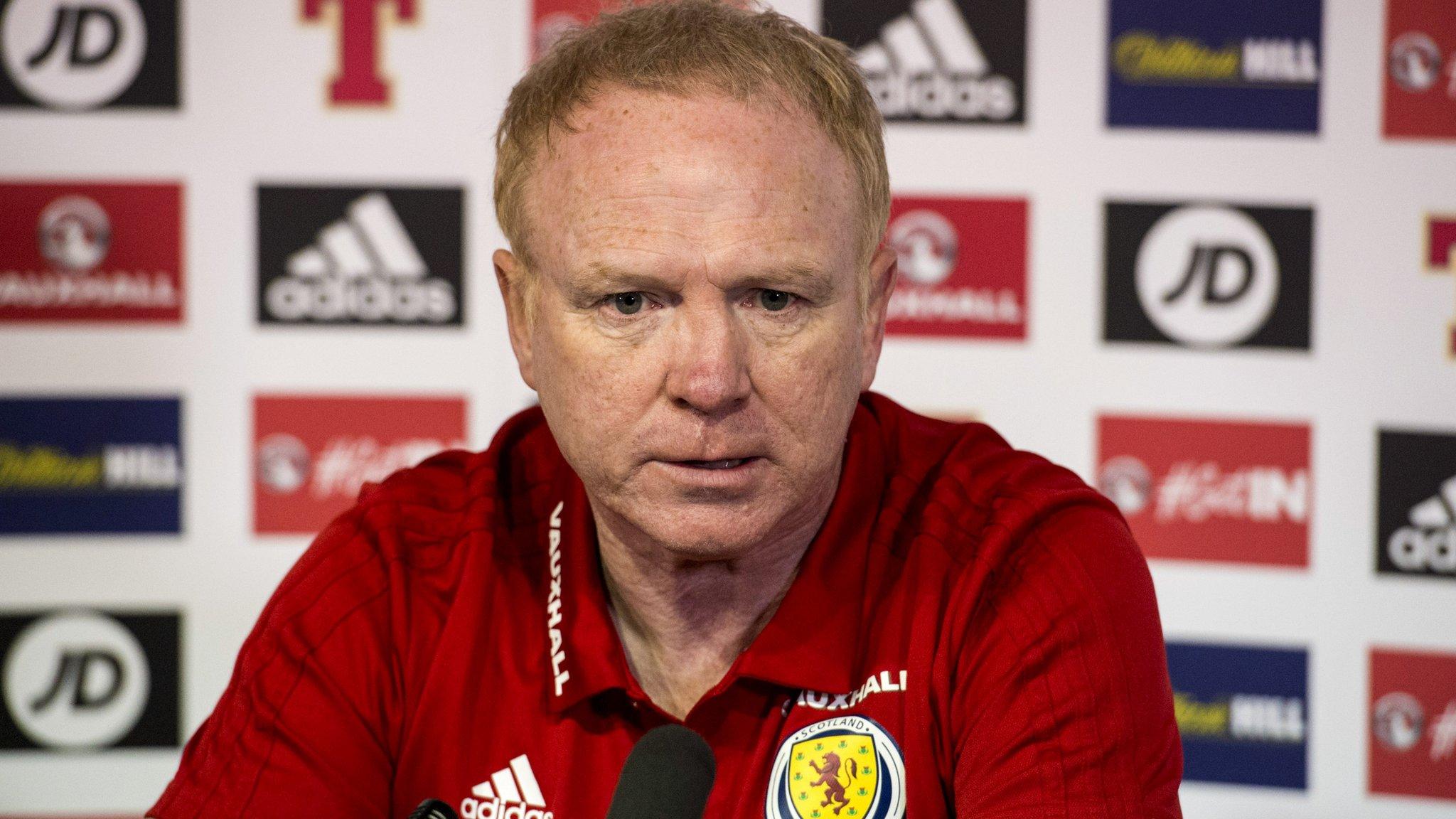 Scotland manager Alex McLeish