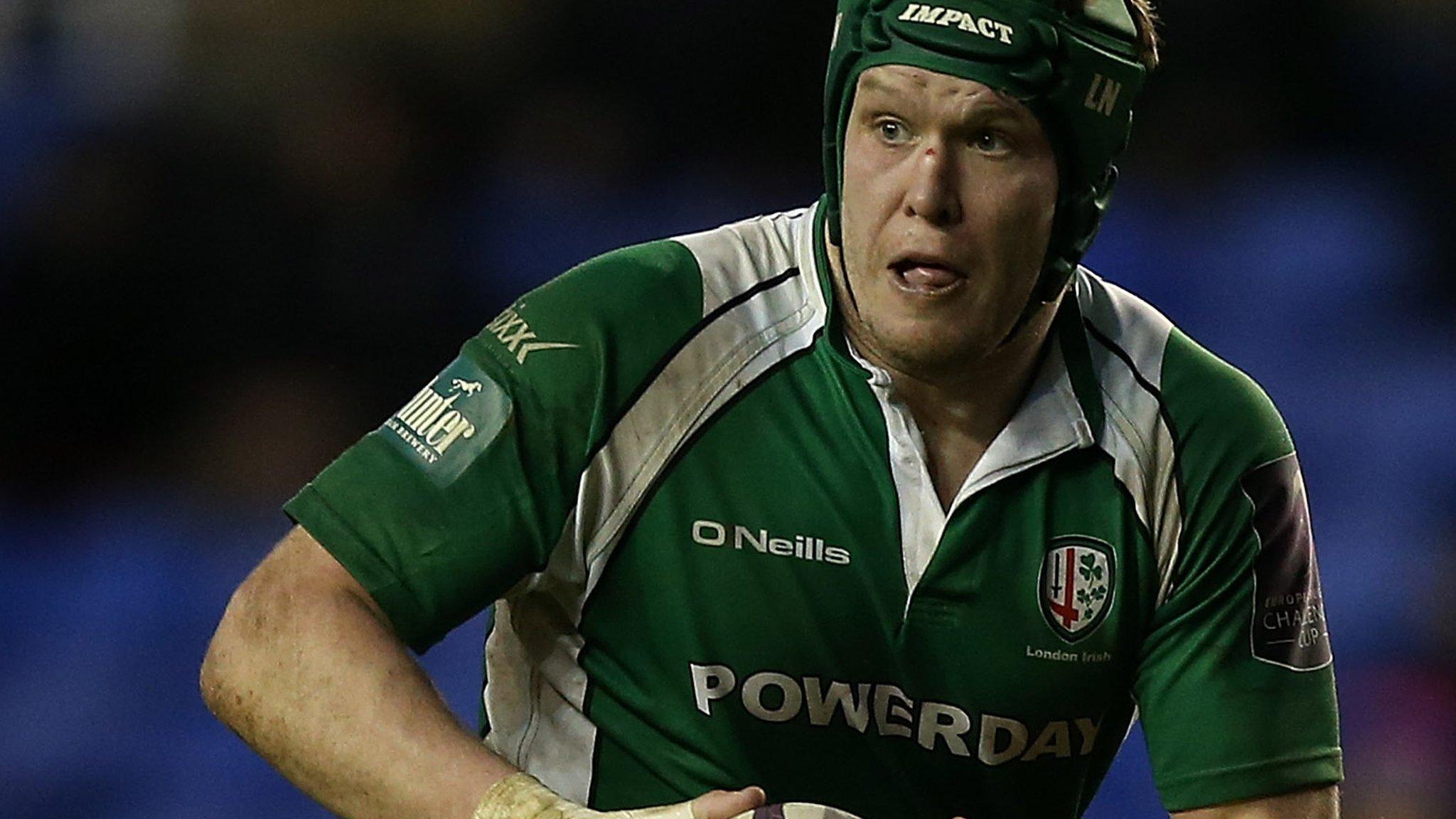 Luke Narraway in action for London Irish