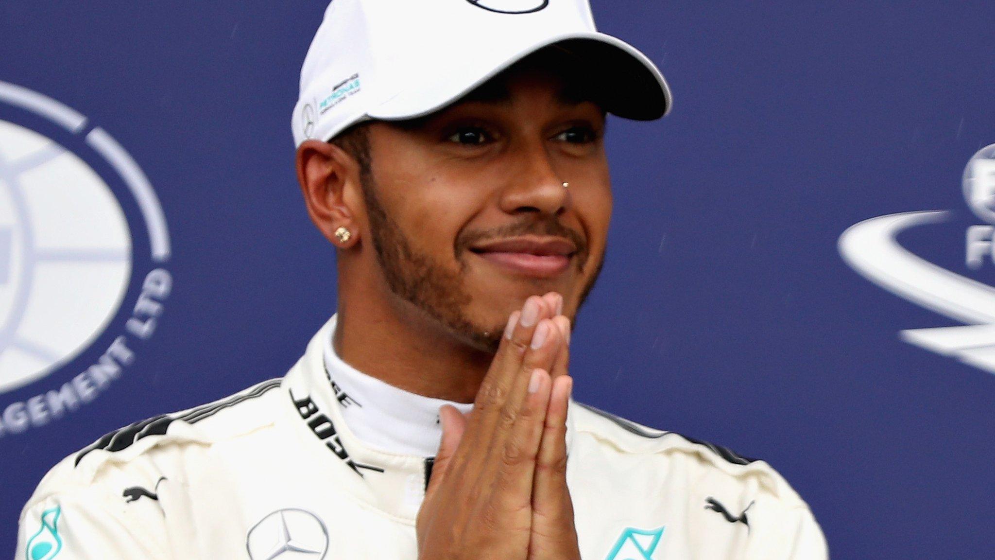 Mercedes F1 driver Lewis Hamilton