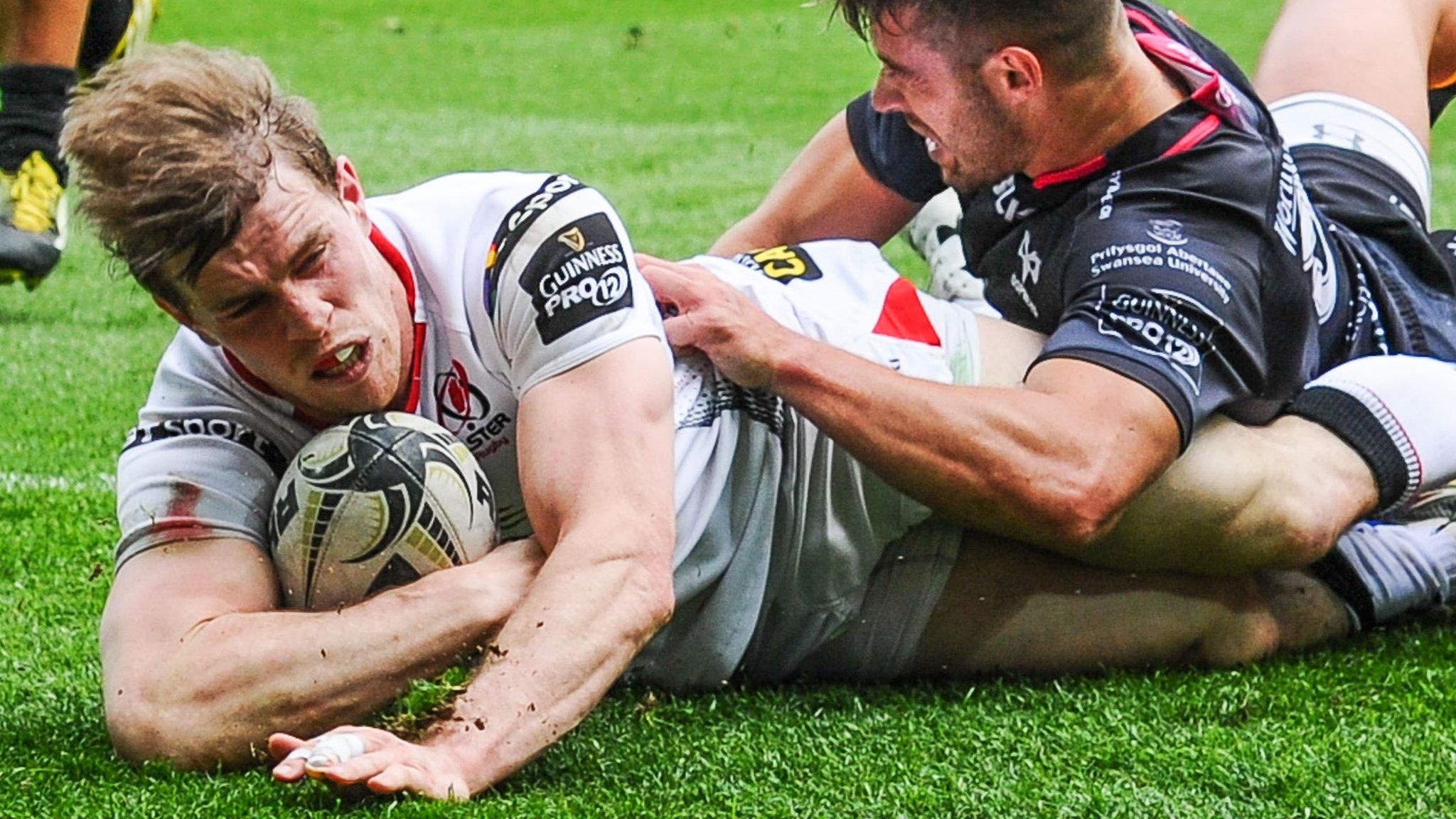 Andrew Trimble's opportunist try was a key Ulster score