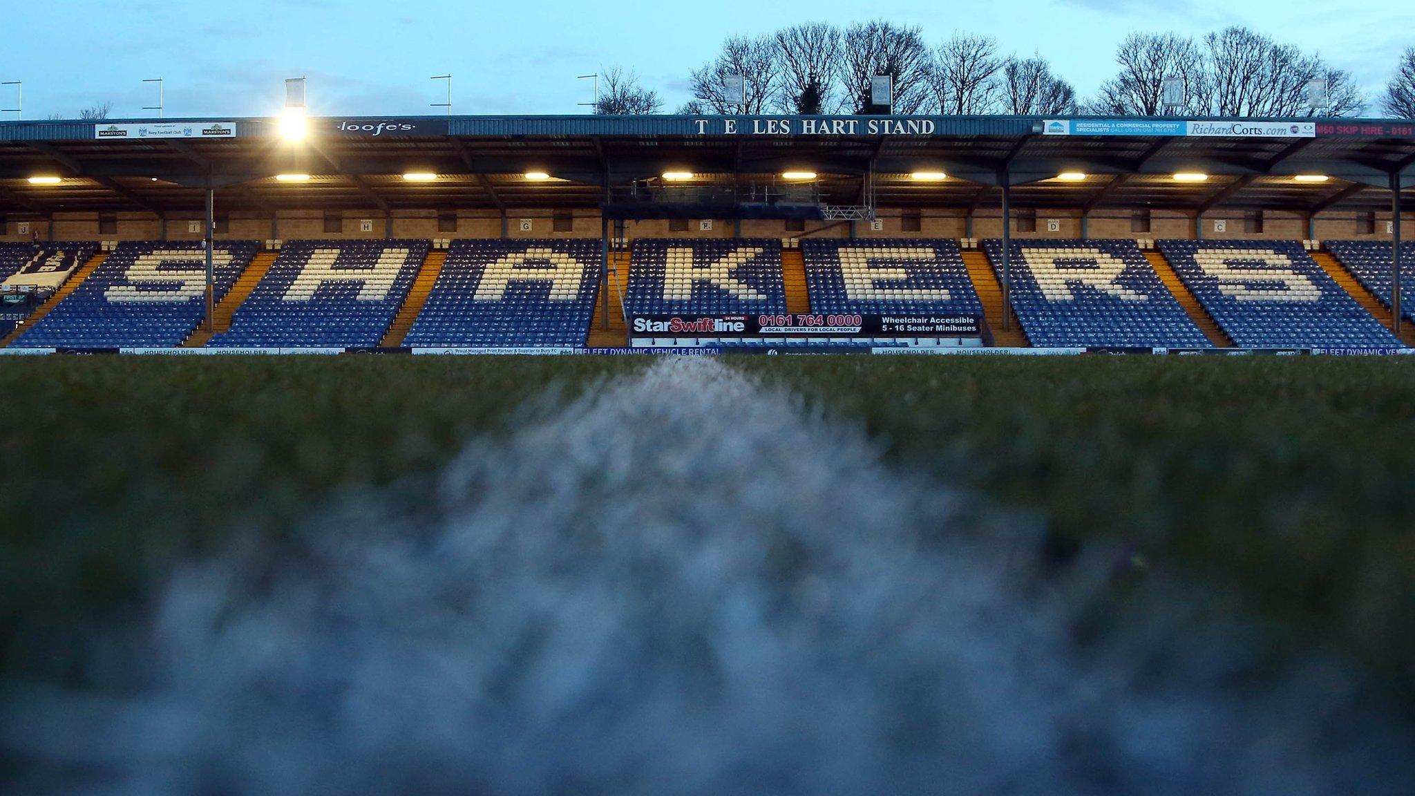 General view at Gigg Lane, home of Bury FC