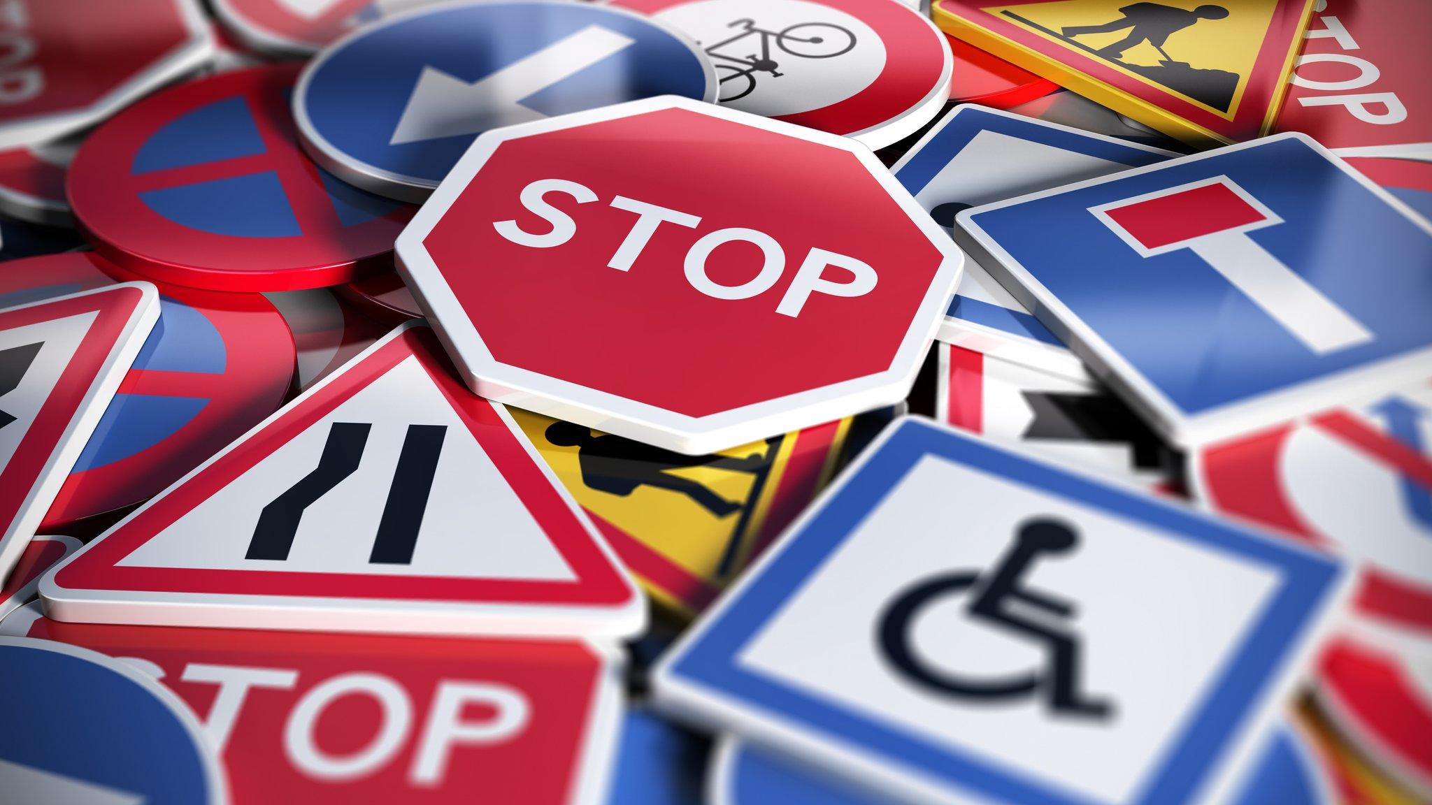 pile-of-road-traffic-signs