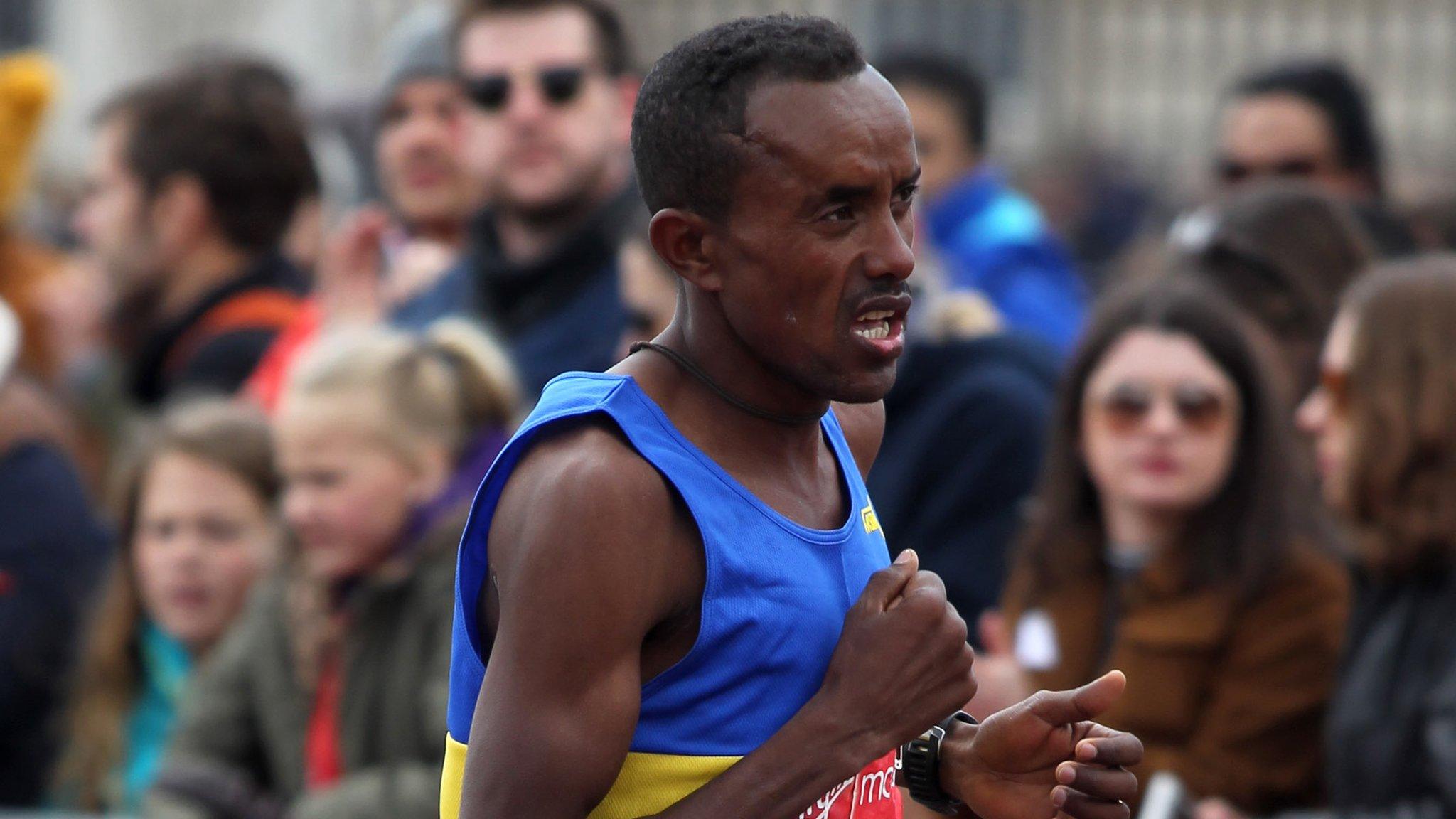 Tsegai Tewelde finished 12th at the London Marathon