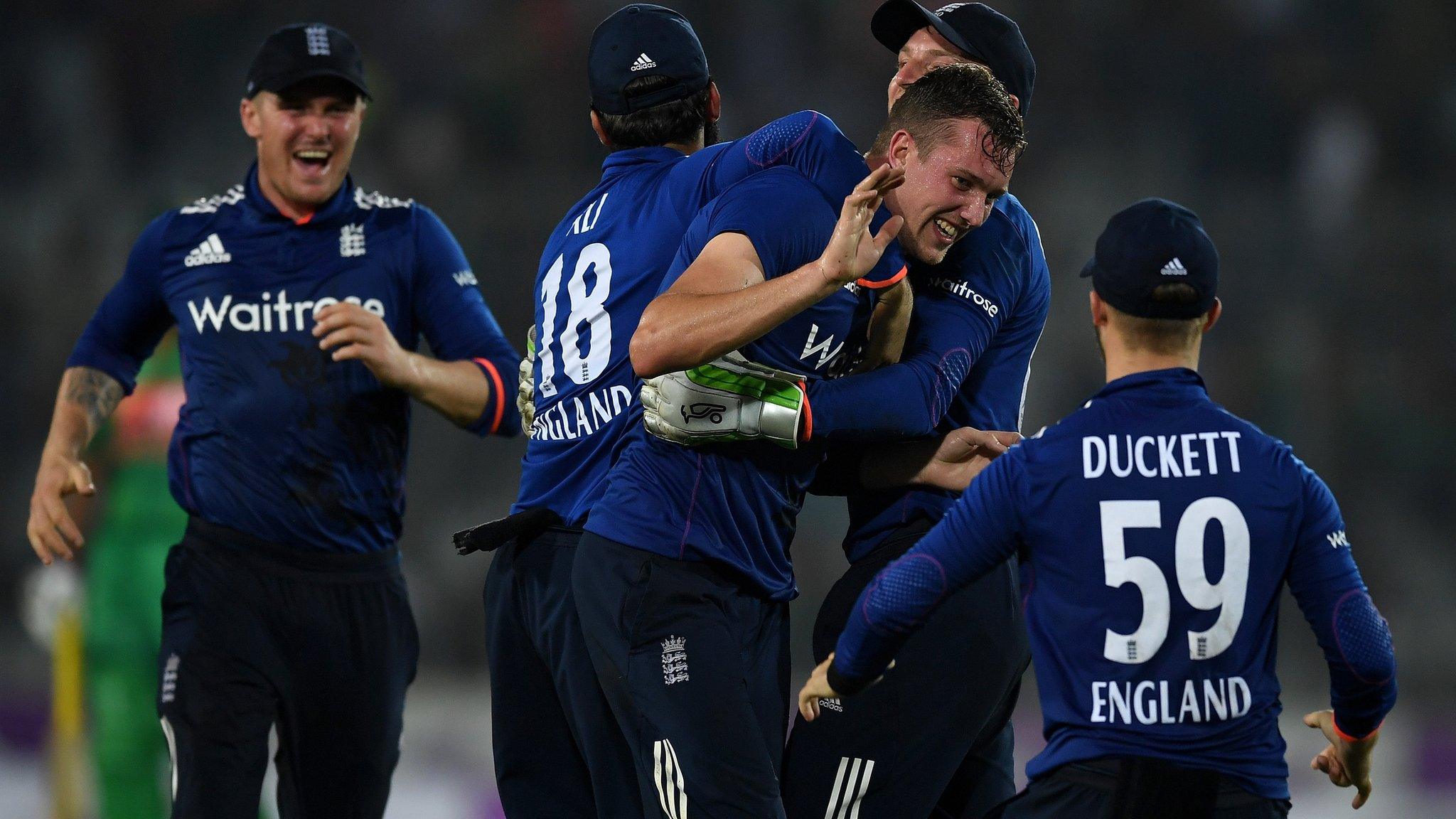 England celebrate