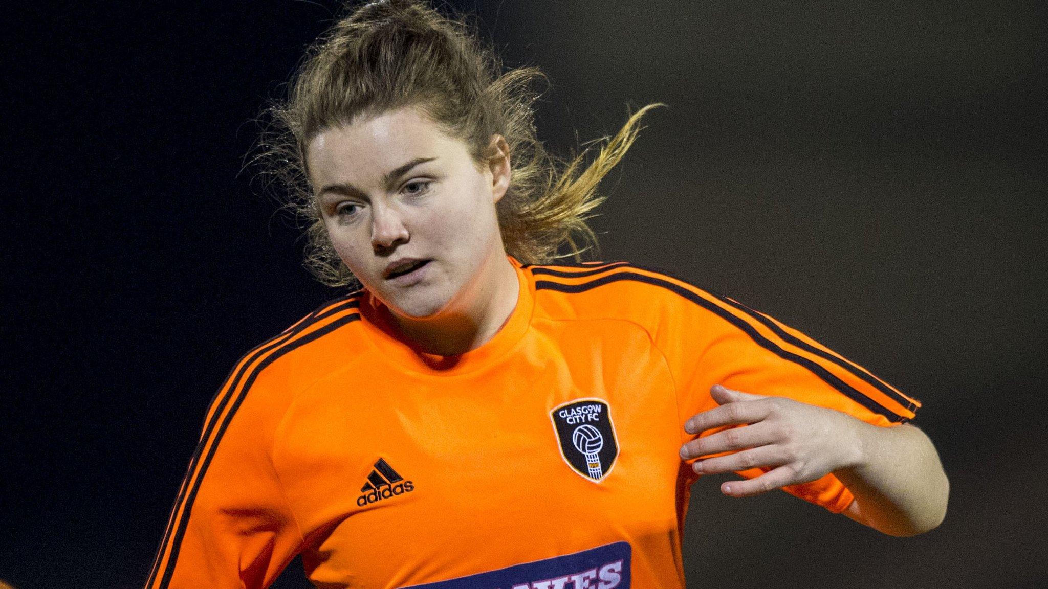 Clare Shine was on target for Glasgow City