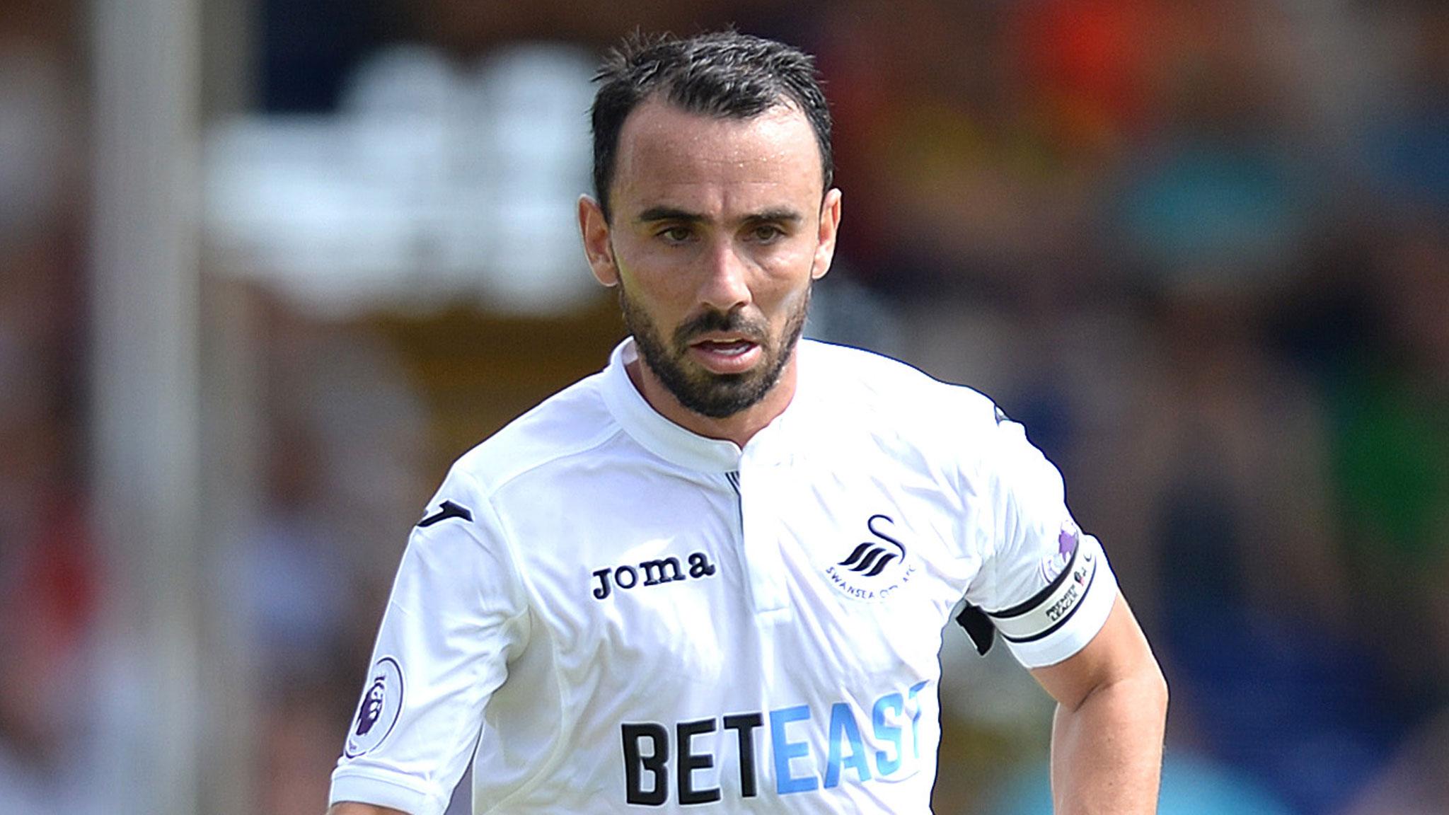Leon Britton in action for Swansea City