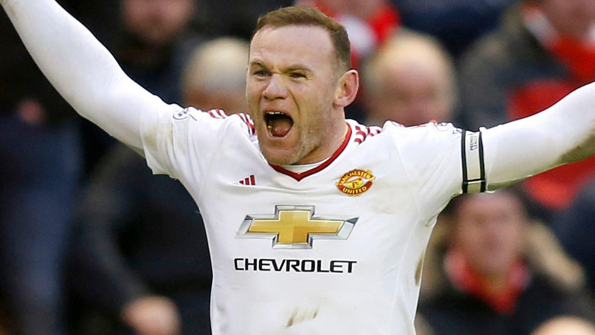 Manchester United striker Wayne Rooney