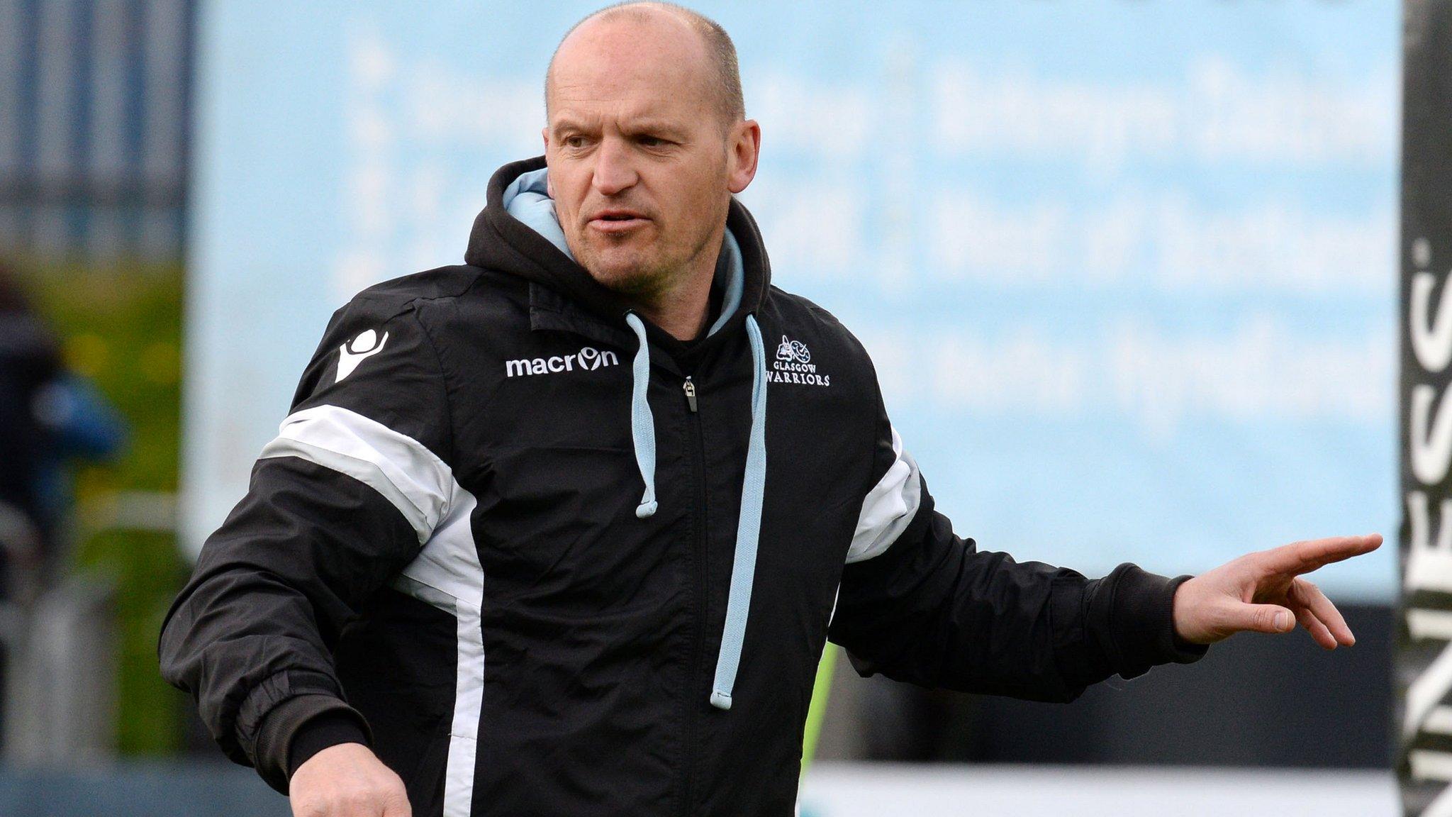 Glasgow Warriors head coach Gregor Townsend