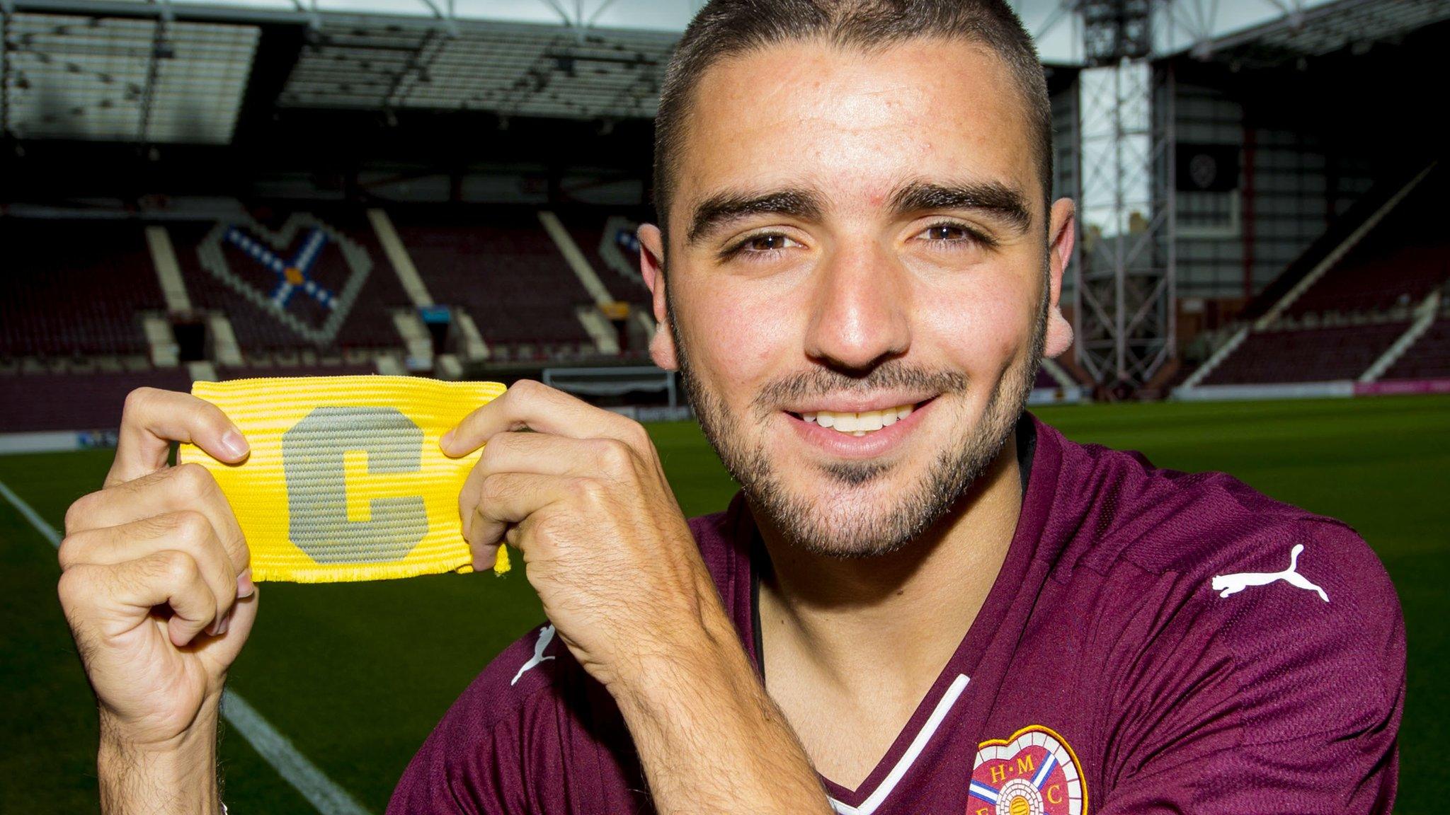 Hearts defender Alim Ozturk has been named the club's captain