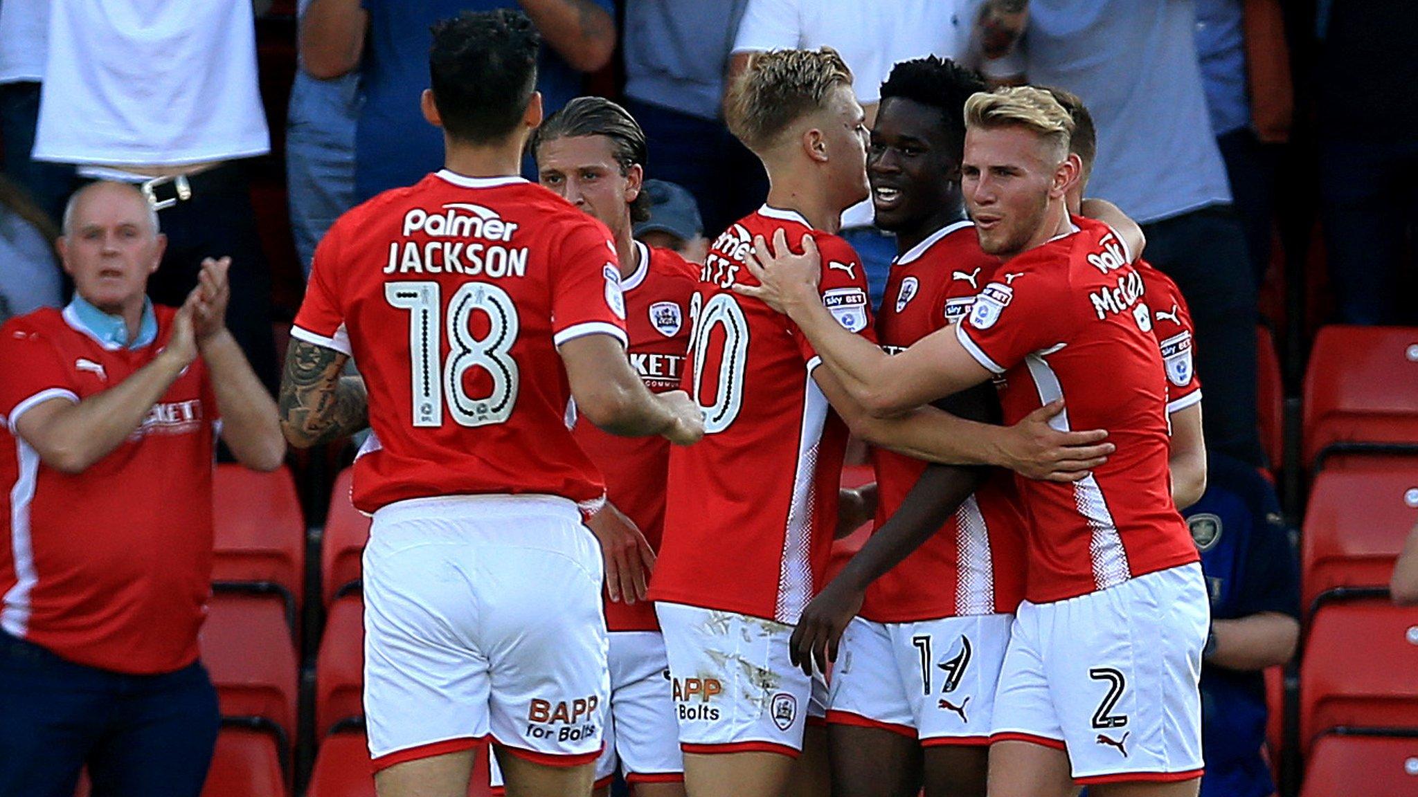 Ike Ugbo celebrates his goal