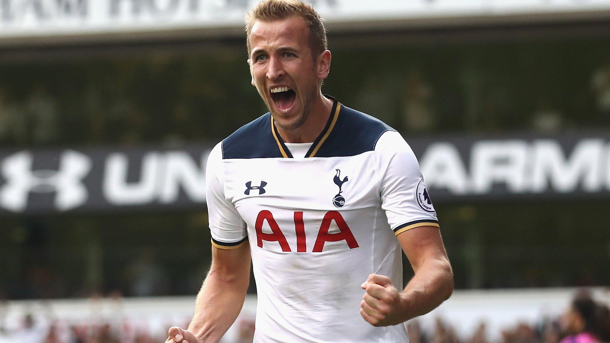 Harry Kane celebrates