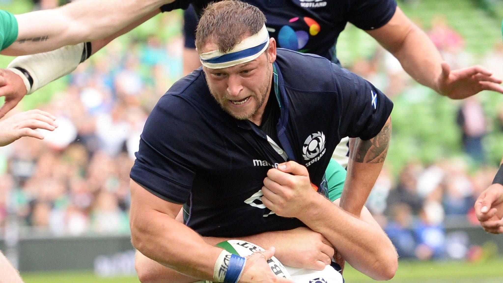 Scotland prop Ryan Grant