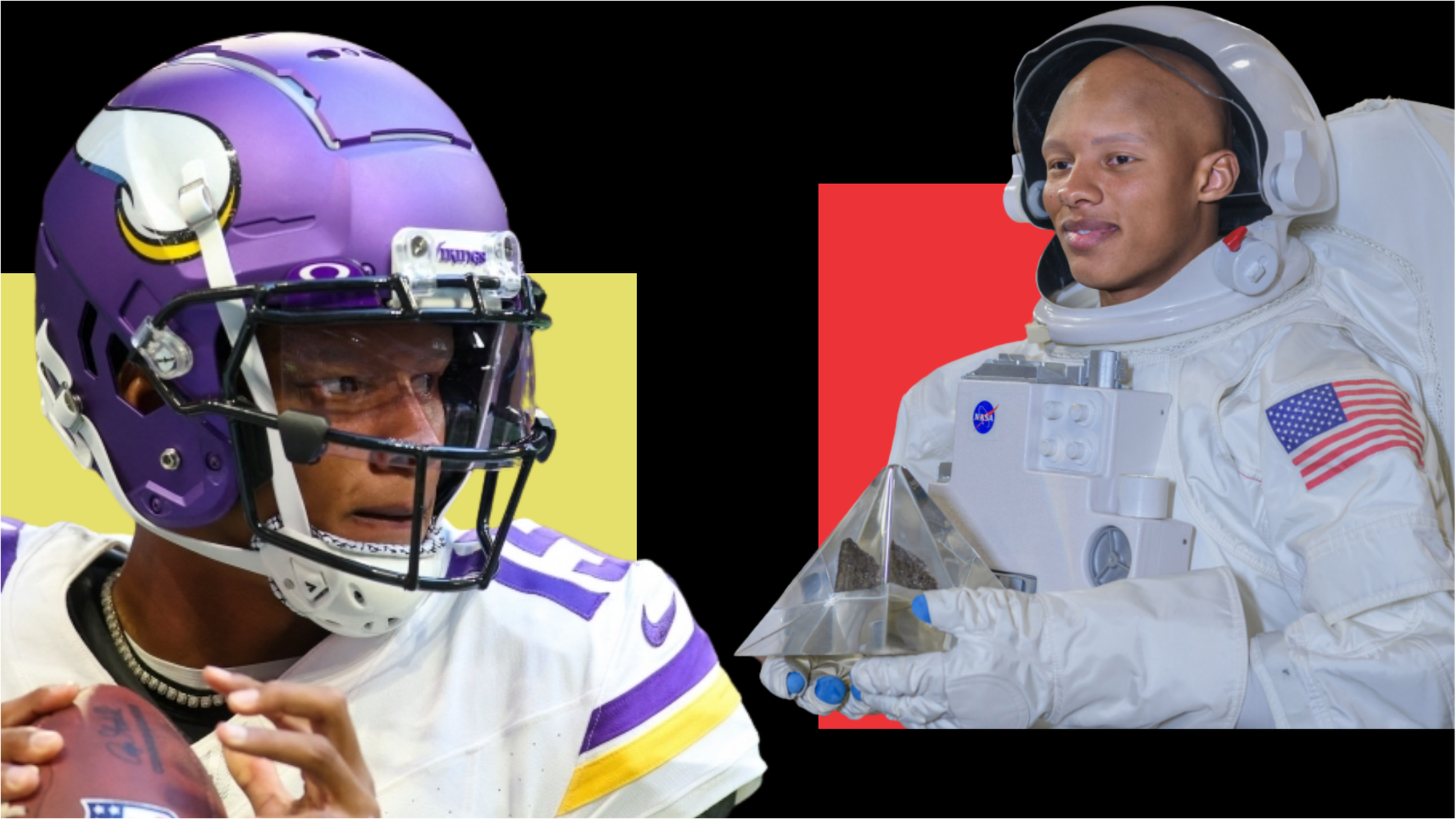 Joshua Dobbs as a quarterback and while working at NASA's Glenn Research Center