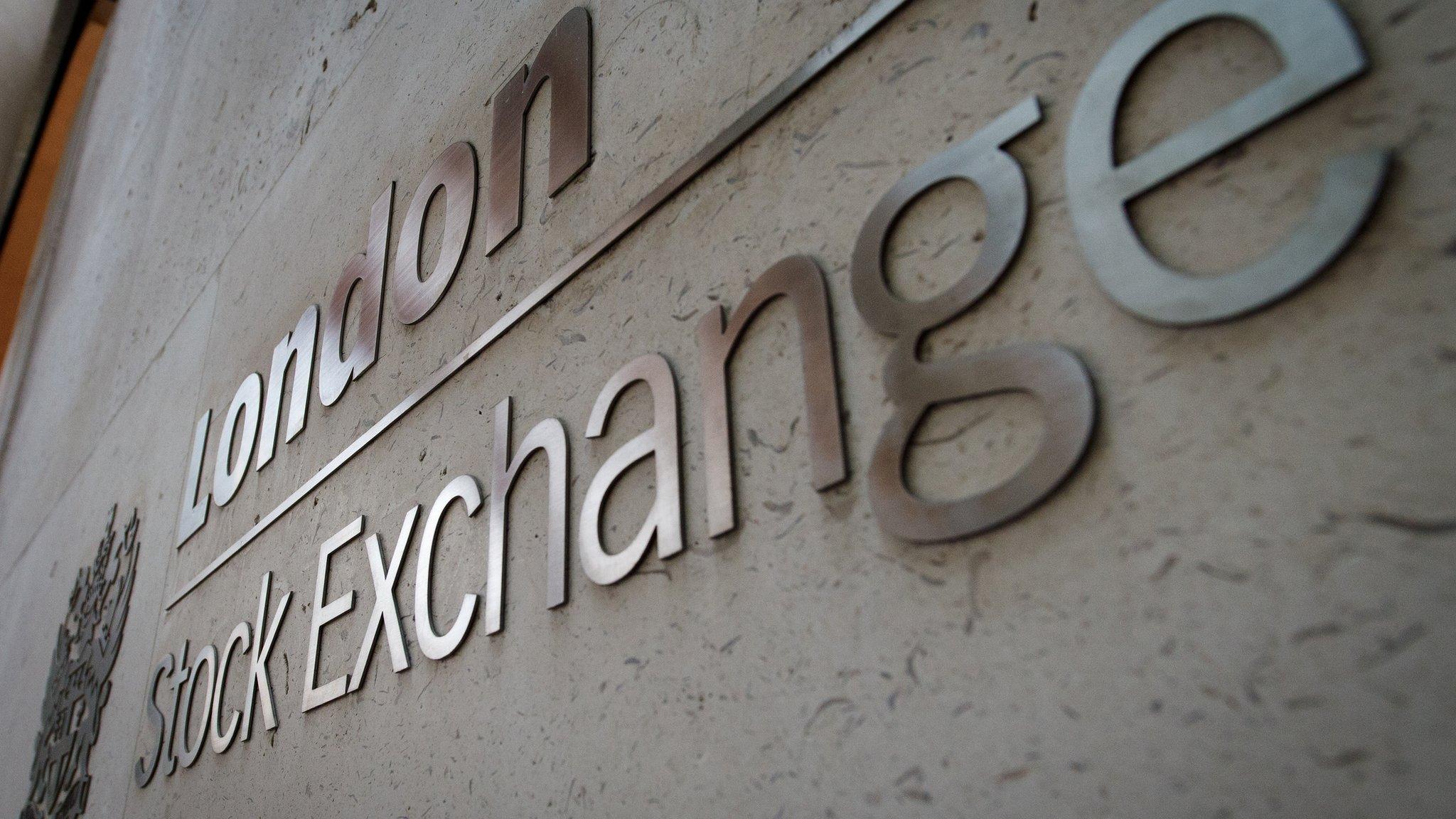 London Stock Exchange sign