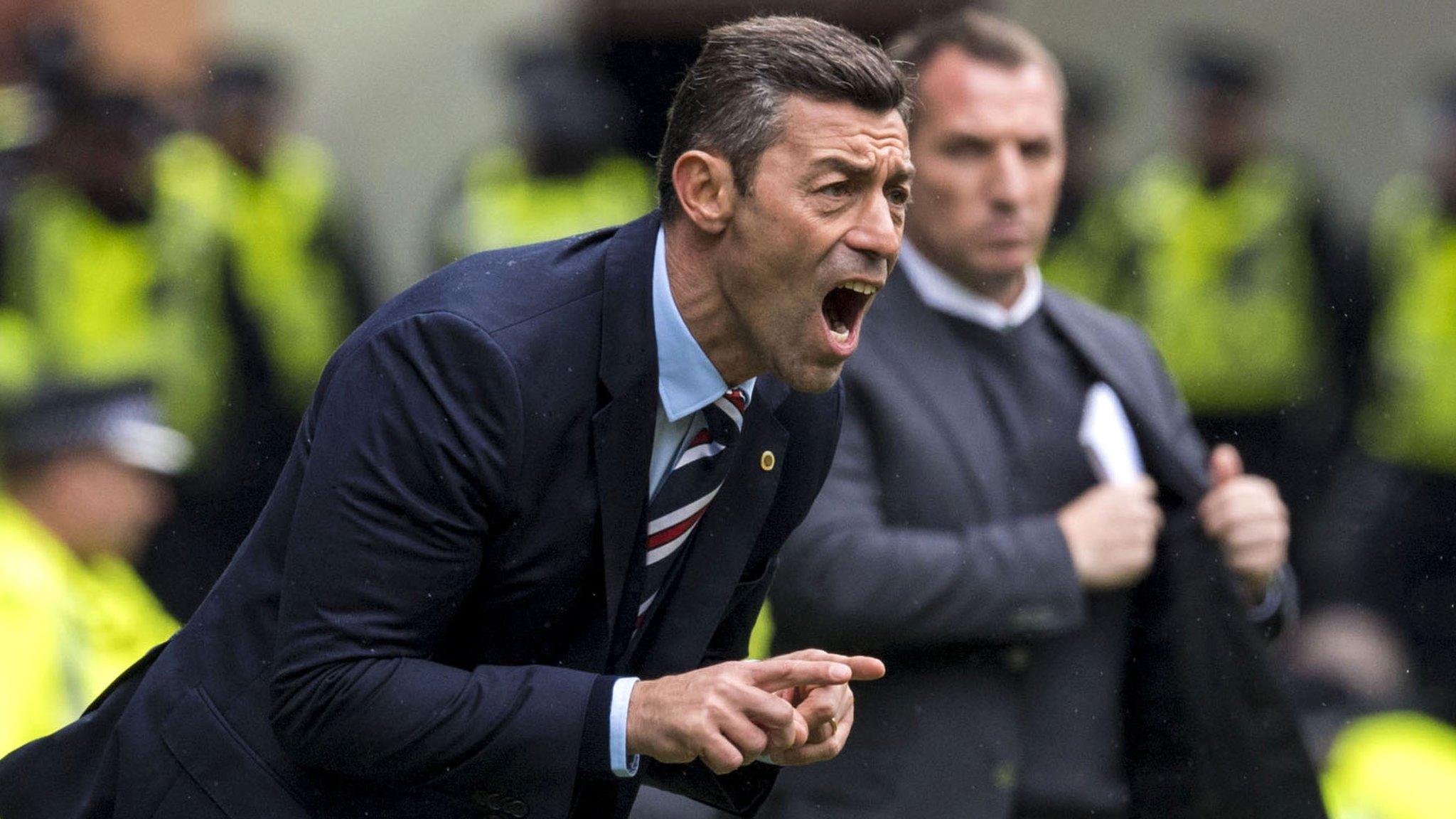 Rangers manager Pedro Caixinha