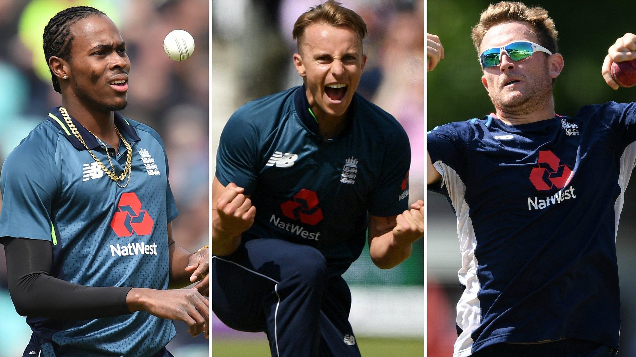 Jofra Archer, Tom Curran and Liam Dawson