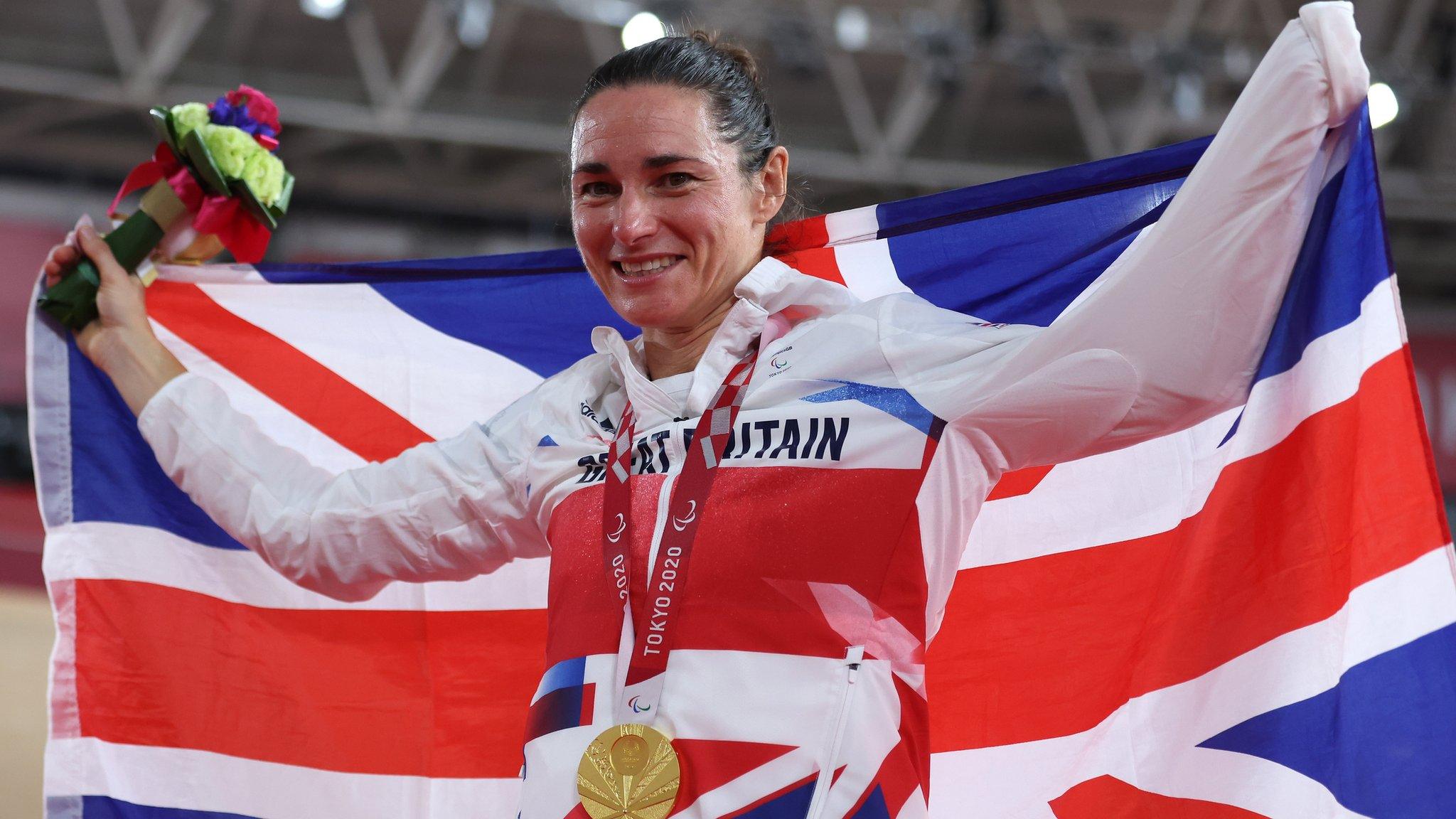 Dame Sarah Storey at the 2020 Tokyo Paralympic Games