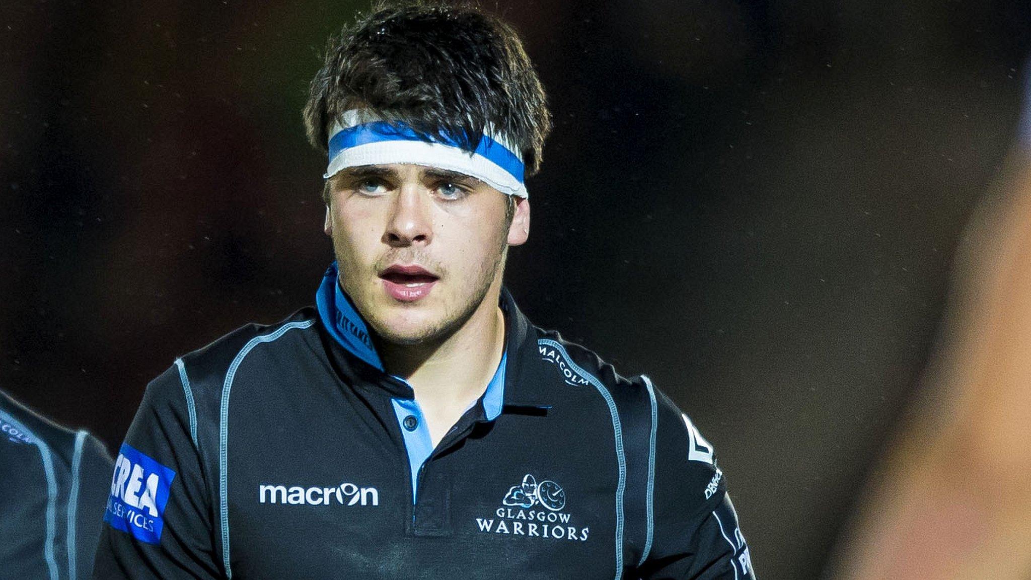 Lewis Wynne in action for Glasgow Warriors against Ulster in September 2016