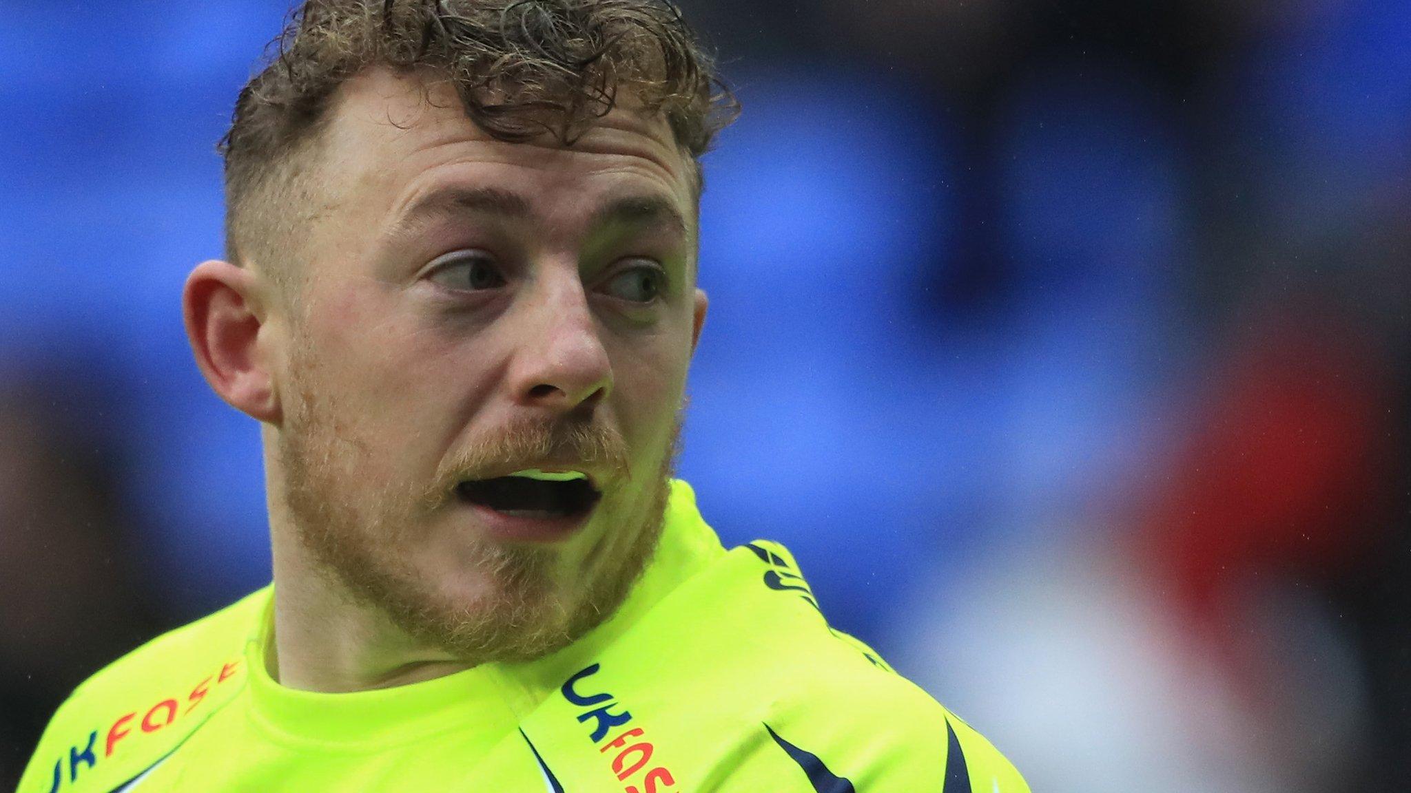 Josh Charnley in action for Sale Sharks