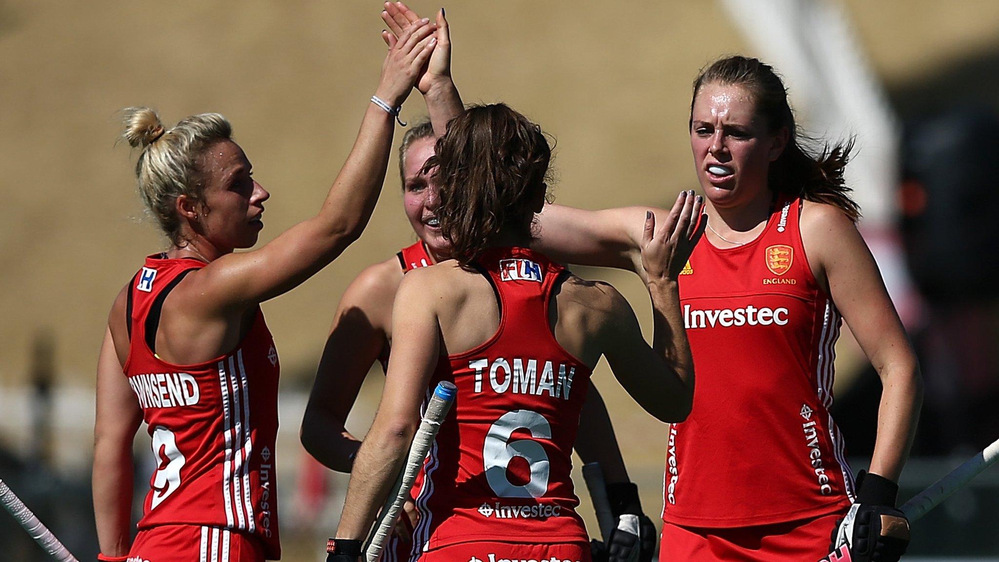 England beat Argentina 5-2 in a high quality World League bronze medal play-off in Johannesburg.