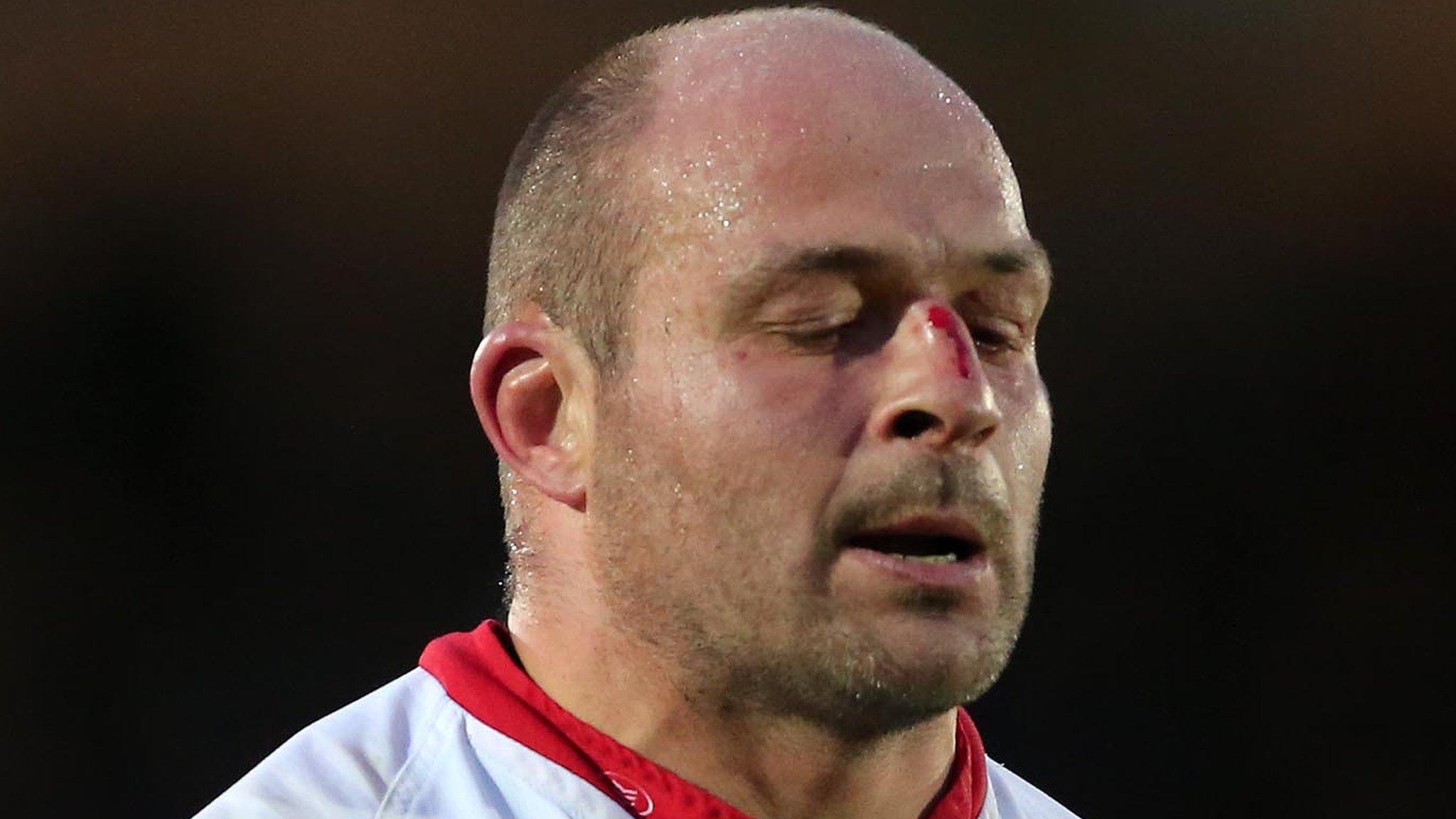 Rory Best shows his disappointment after Ulster's Pro12 semi-final defeat by Glasgow last May