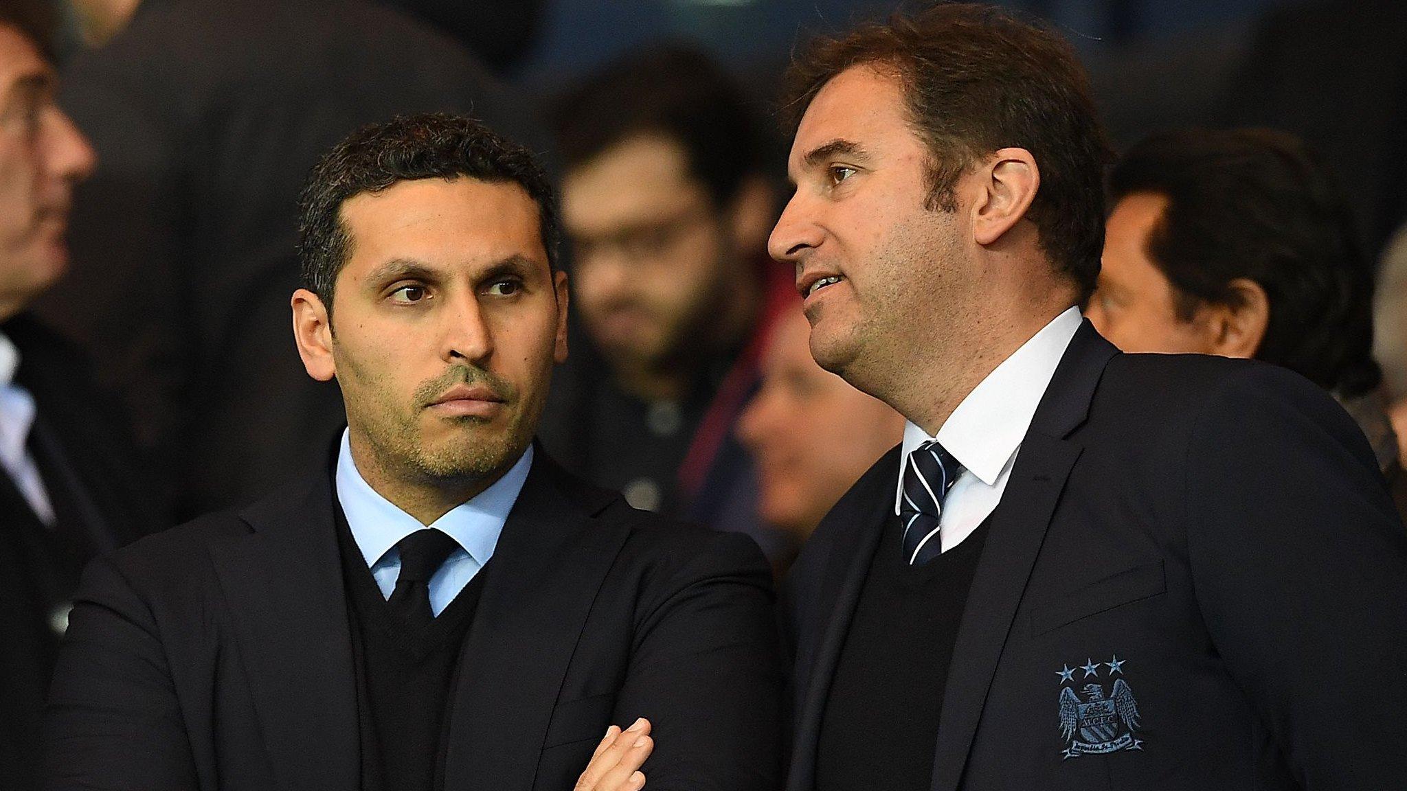 Khaldoon al Mubarak and Ferran Soriano