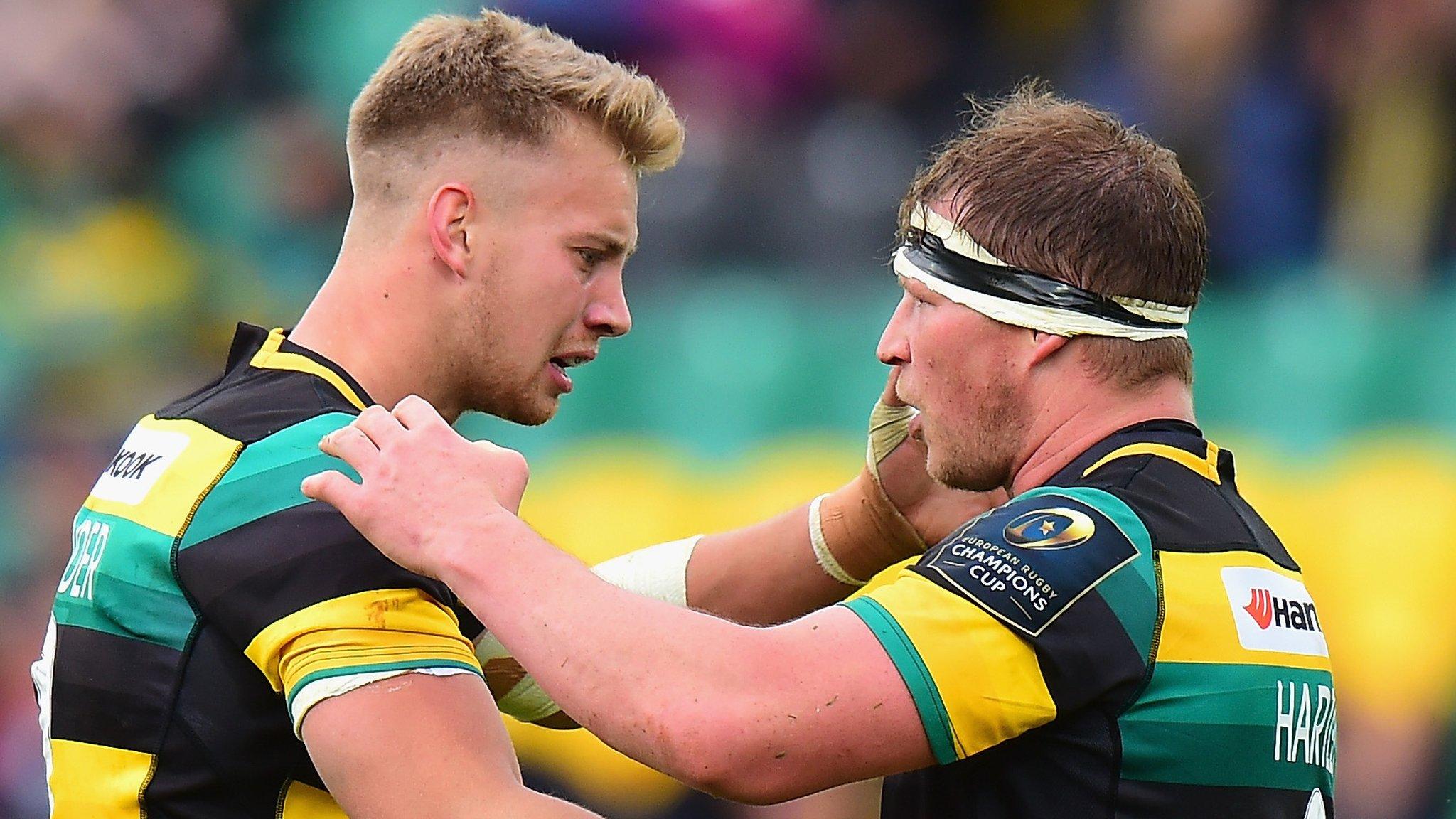 Harry Mallinder and Dylan Hartley