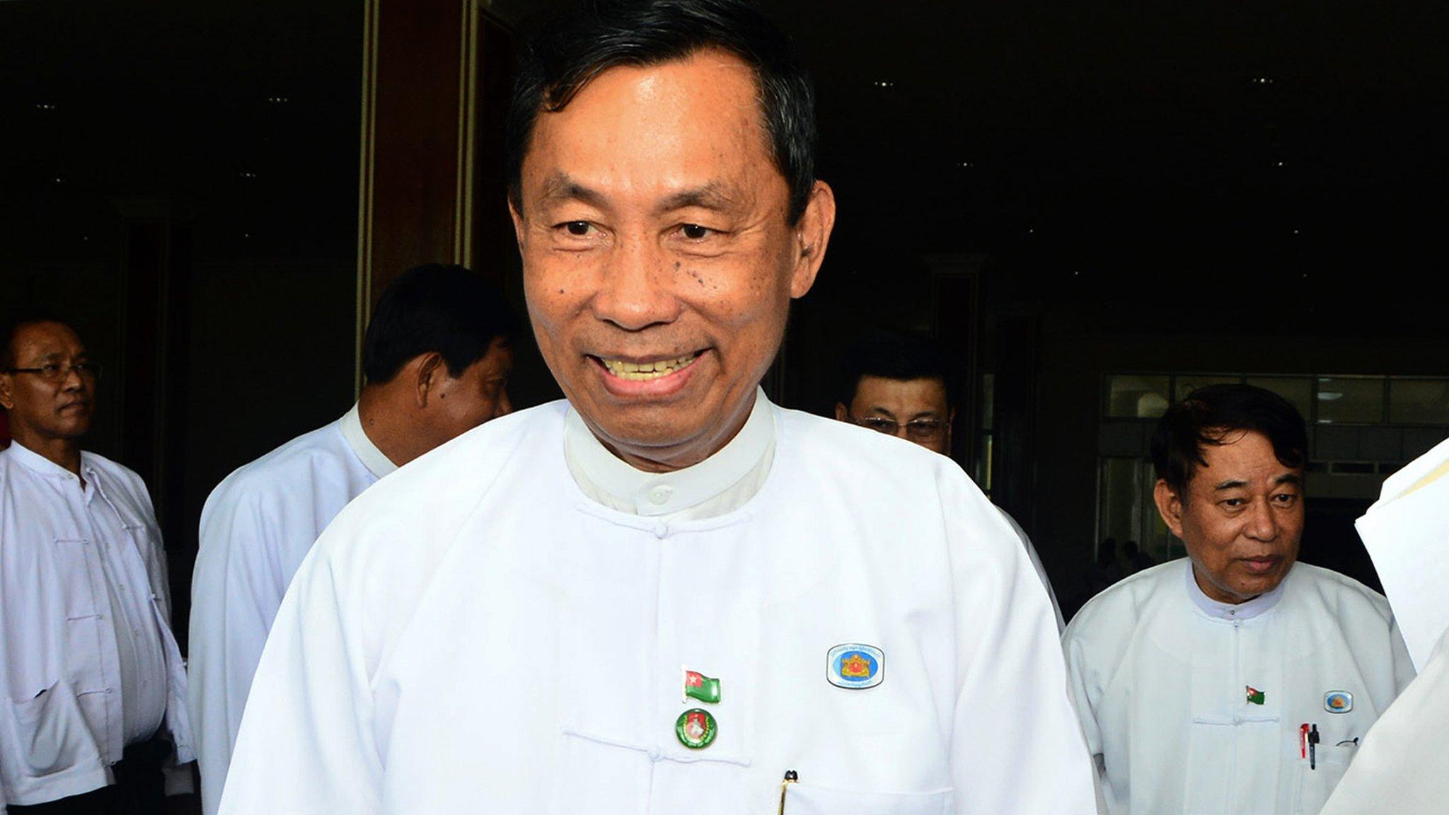 File photo: Shwe Mann, 12 August 2015