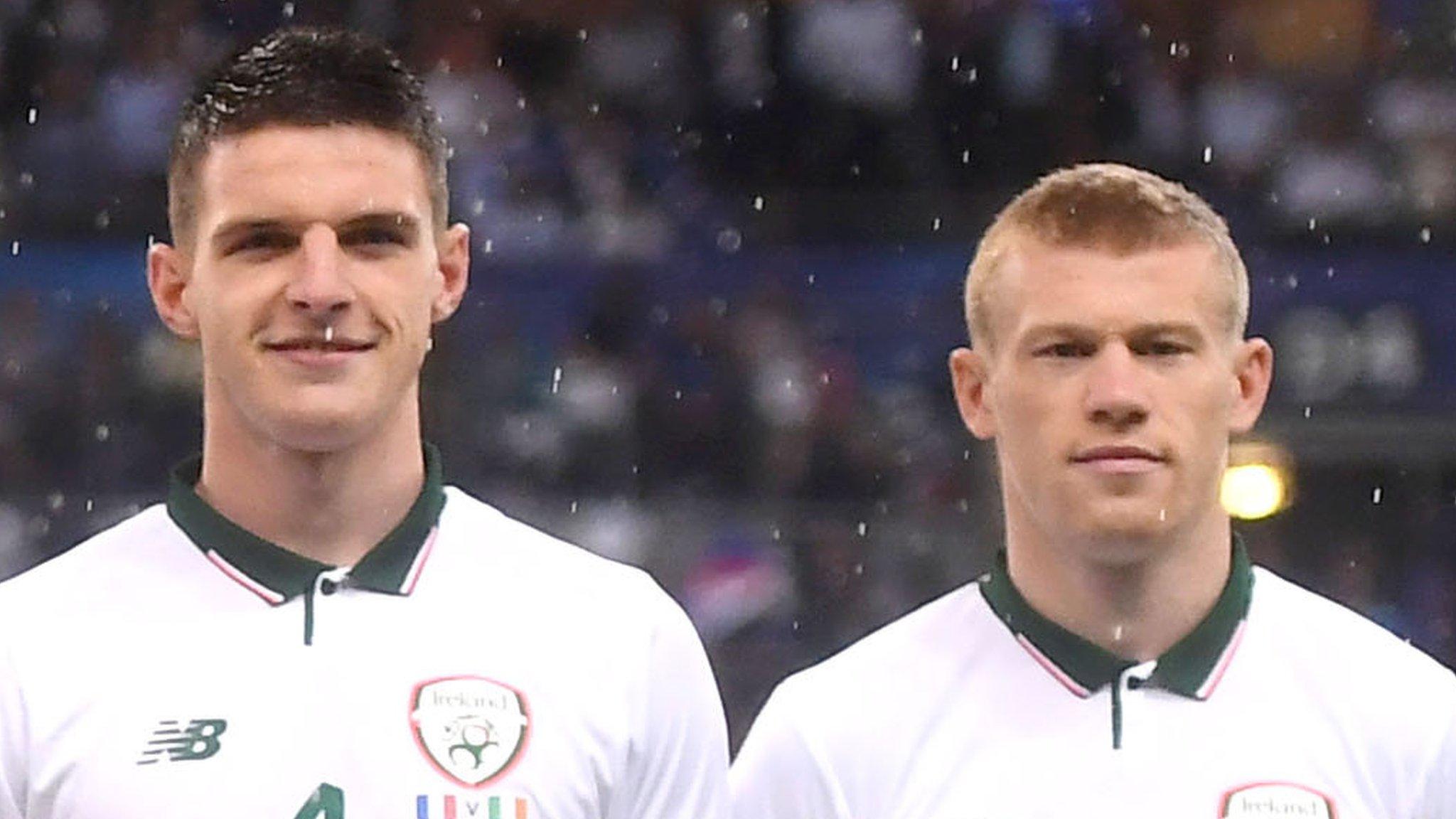 Declan Rice and James McClean