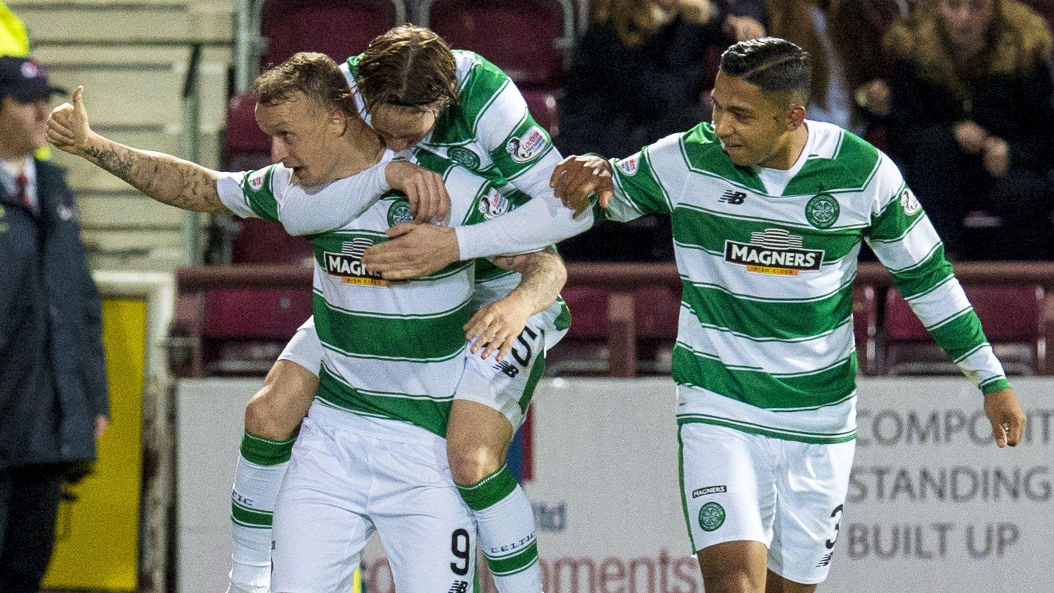 Celtic beat Hearts 2-1 at Tynecastle