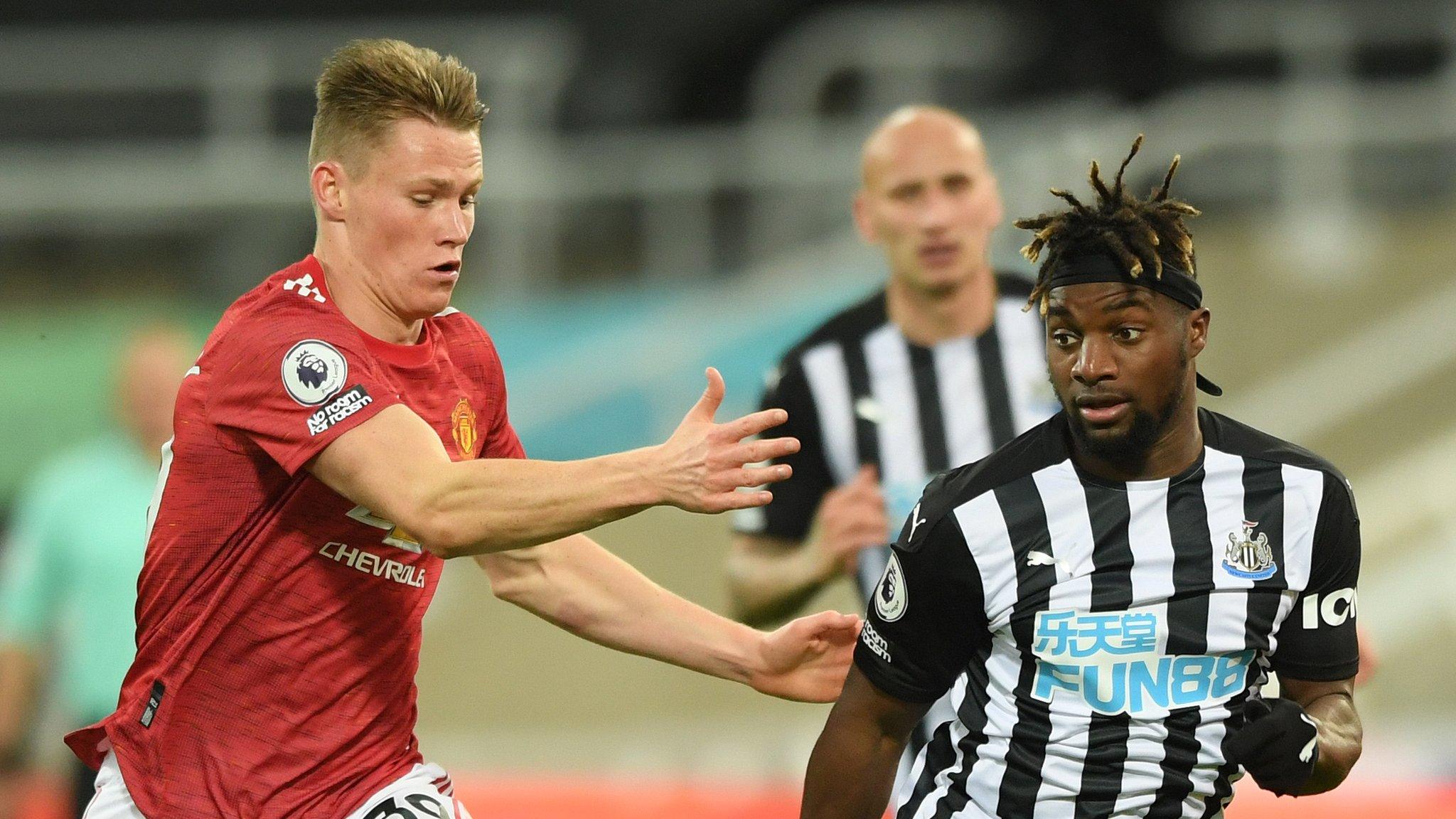 Scott McTominay and Allan Saint Maximin