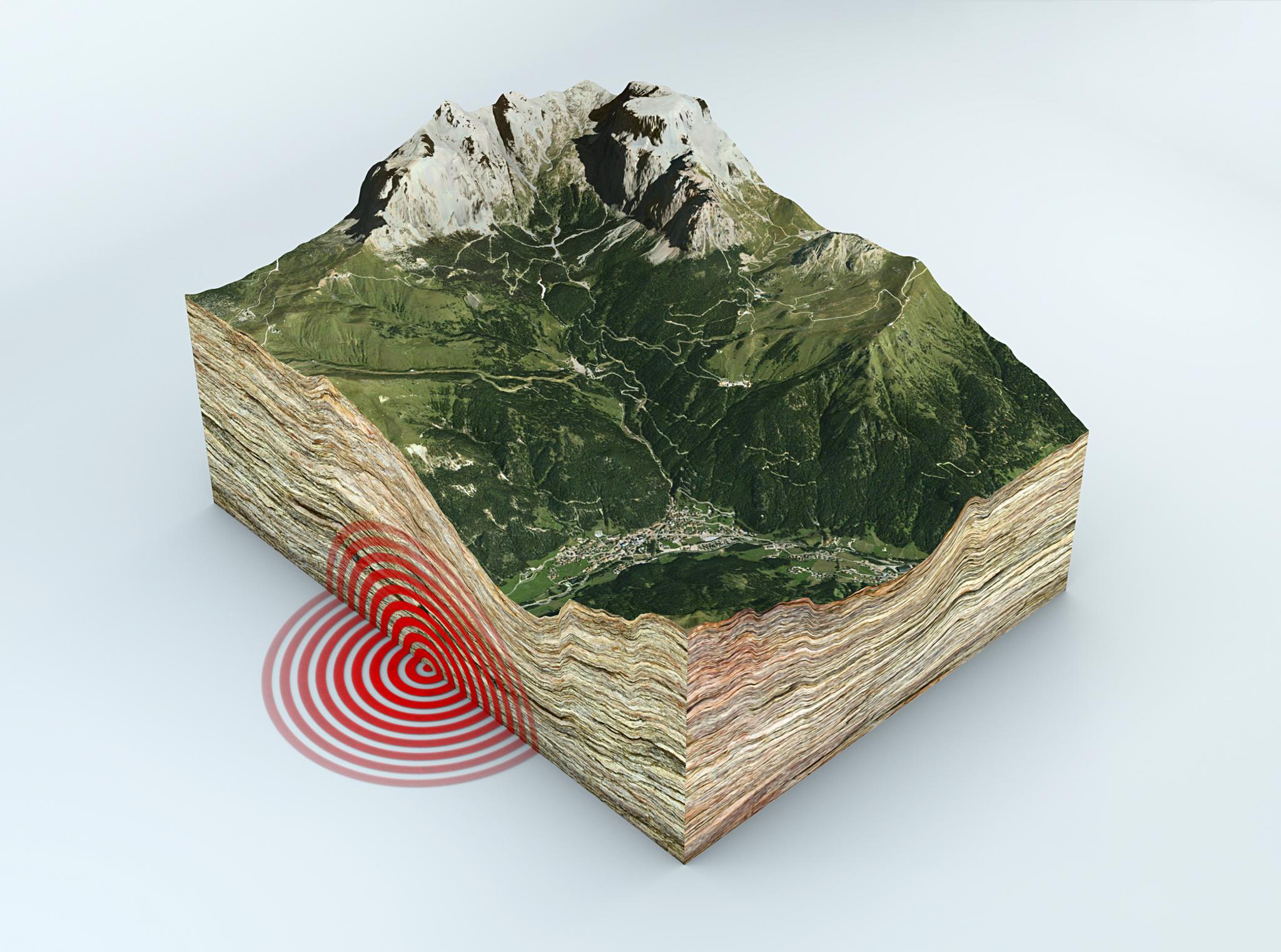 earthquake graphic