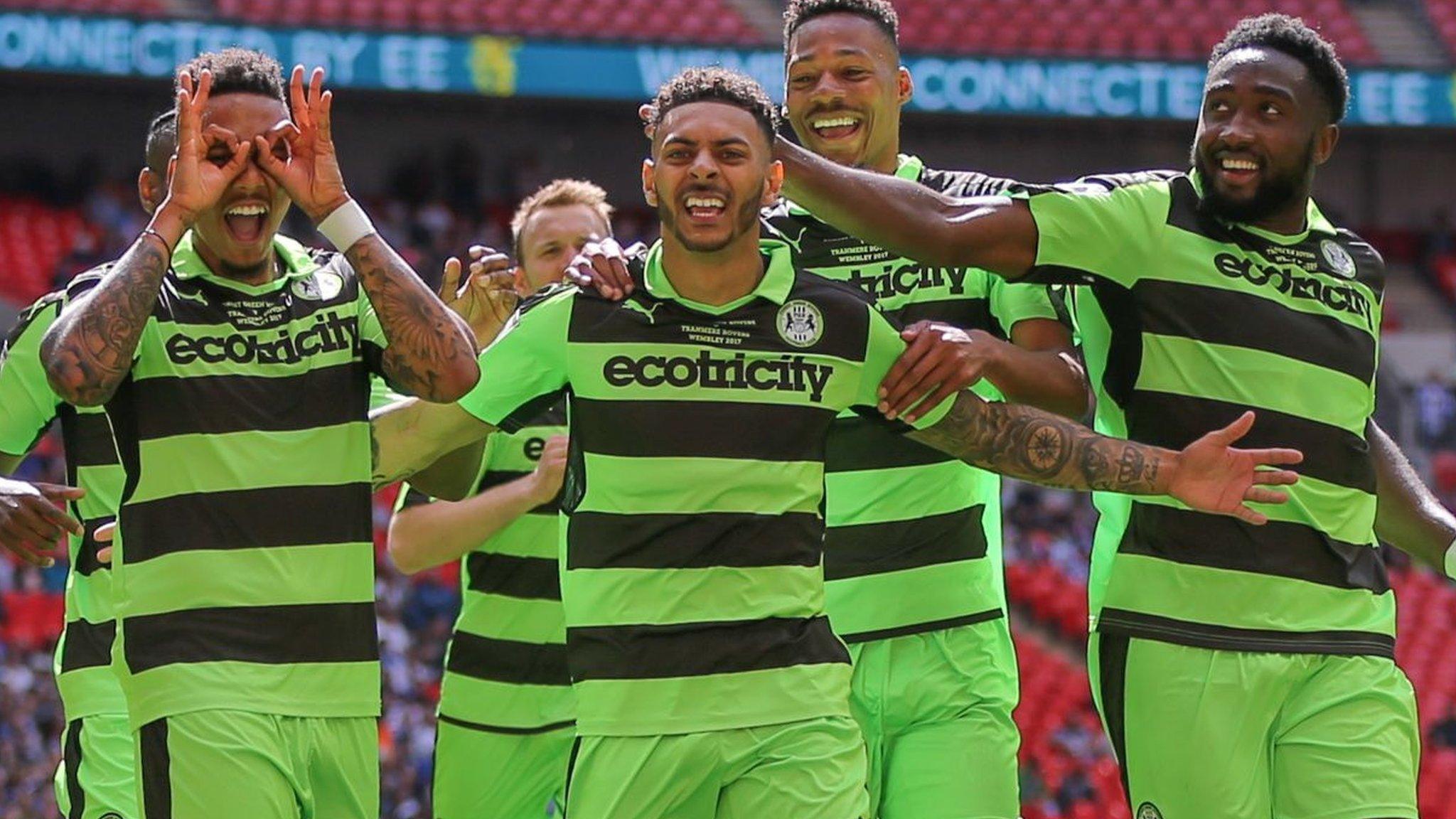 Forest Green celebrate