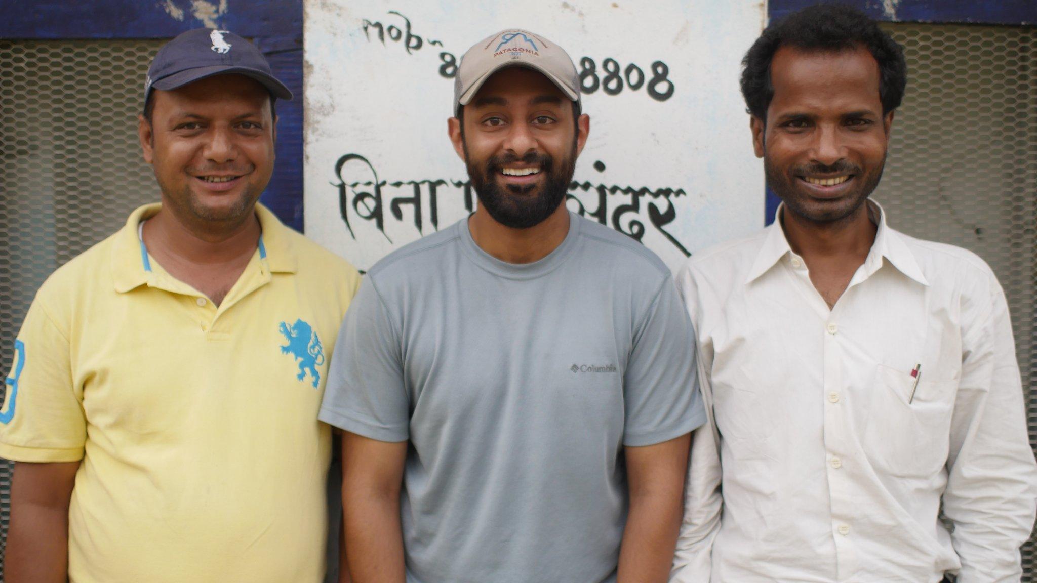 The founders of Shri, Prabin Kumar, Anoop Jain and Chandan Kumar