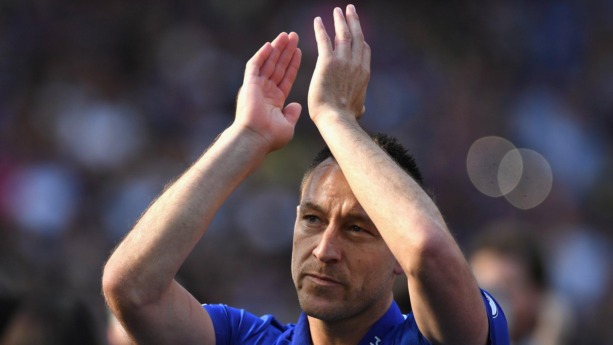 John Terry claps fans