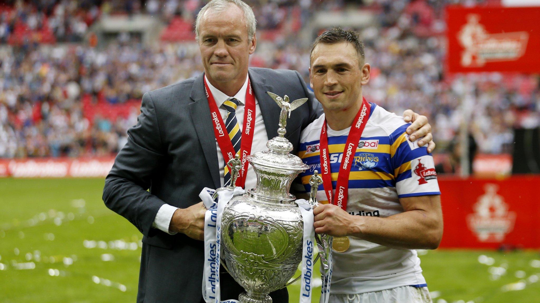 Brian McDermott and Kevin Sinfield