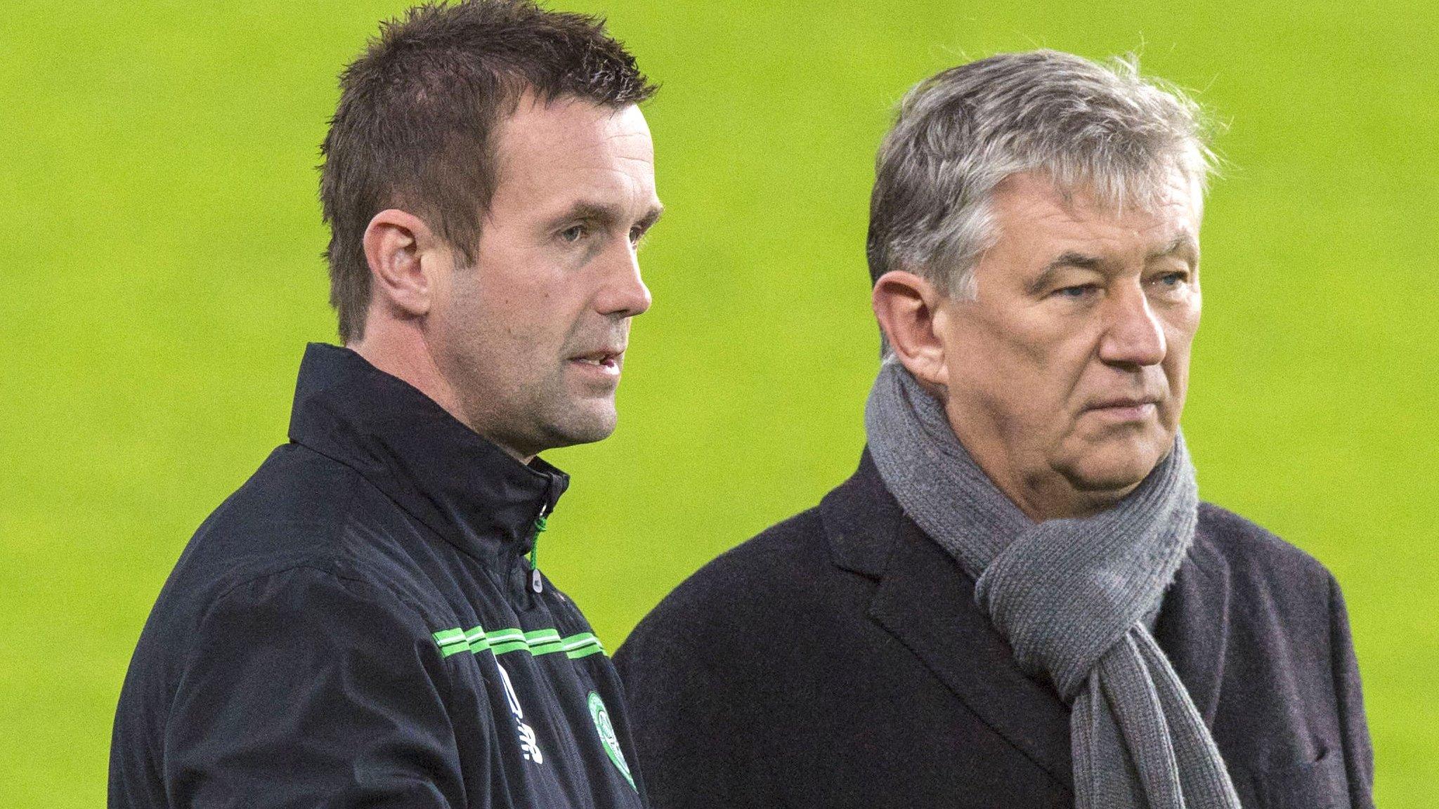 Ronny Deila and Peter Lawwell