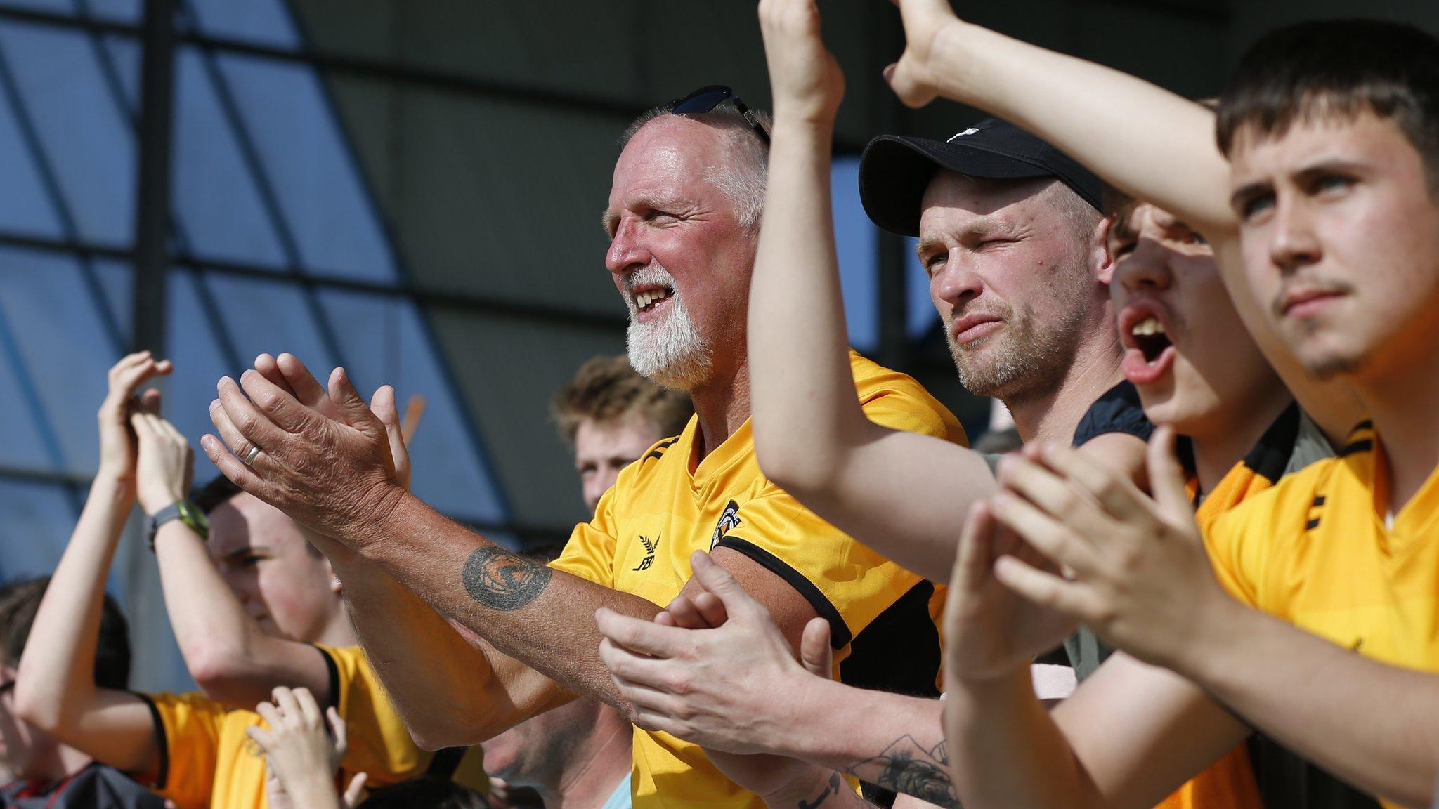Newport county fans