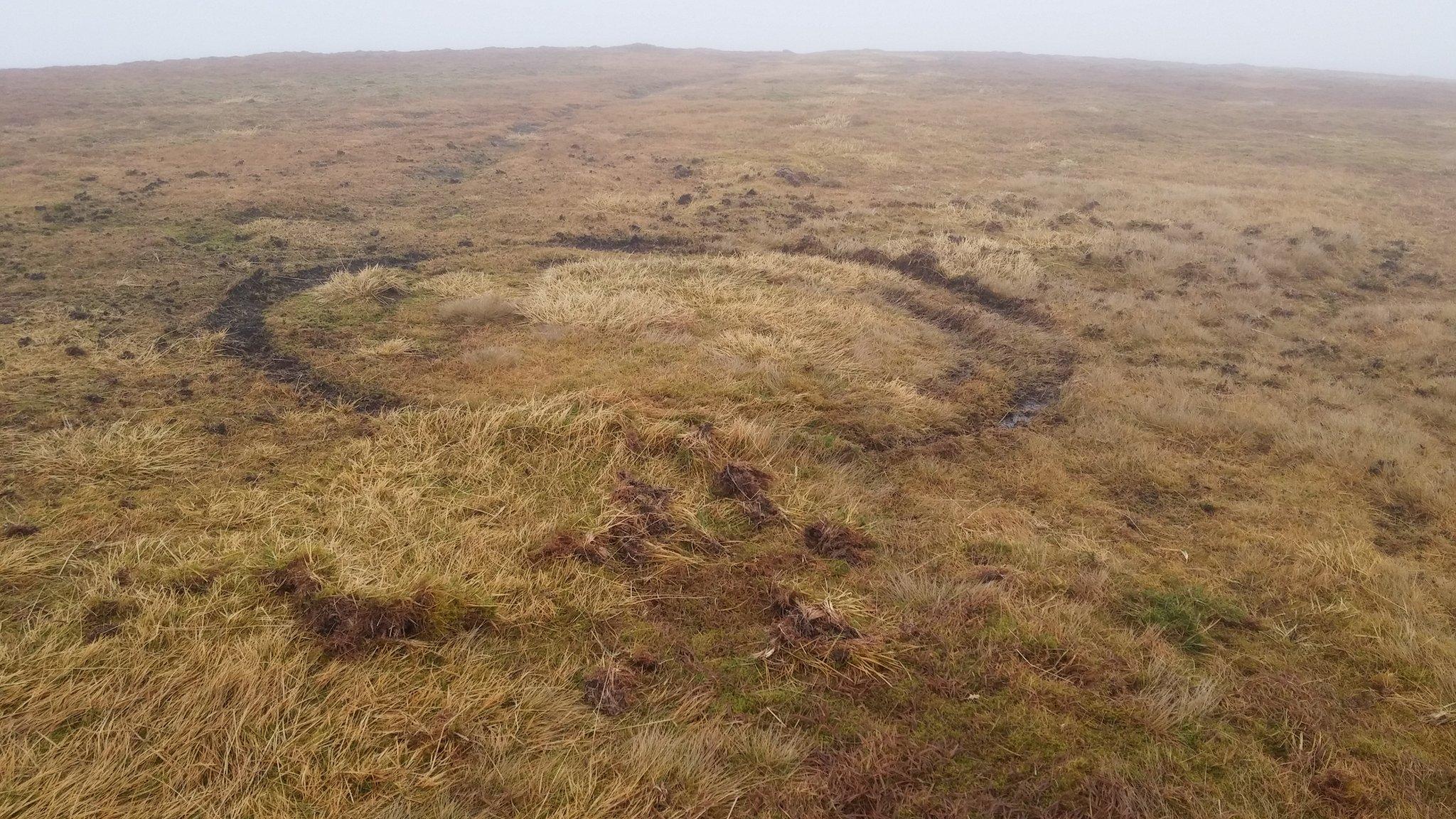 Damage caused by an off-road vehicle on Ben Wyvis