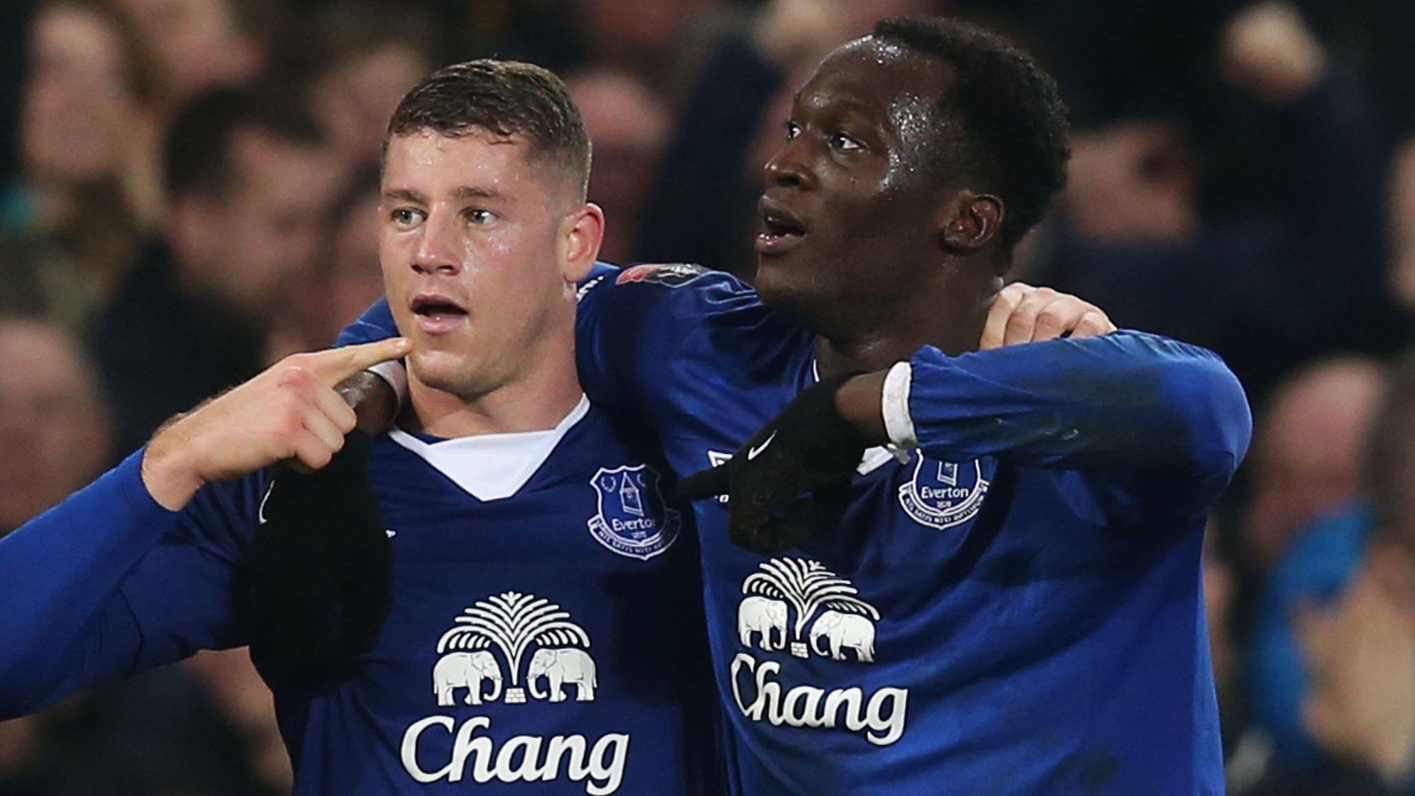 Ross Barkley and Romelu Lukaku