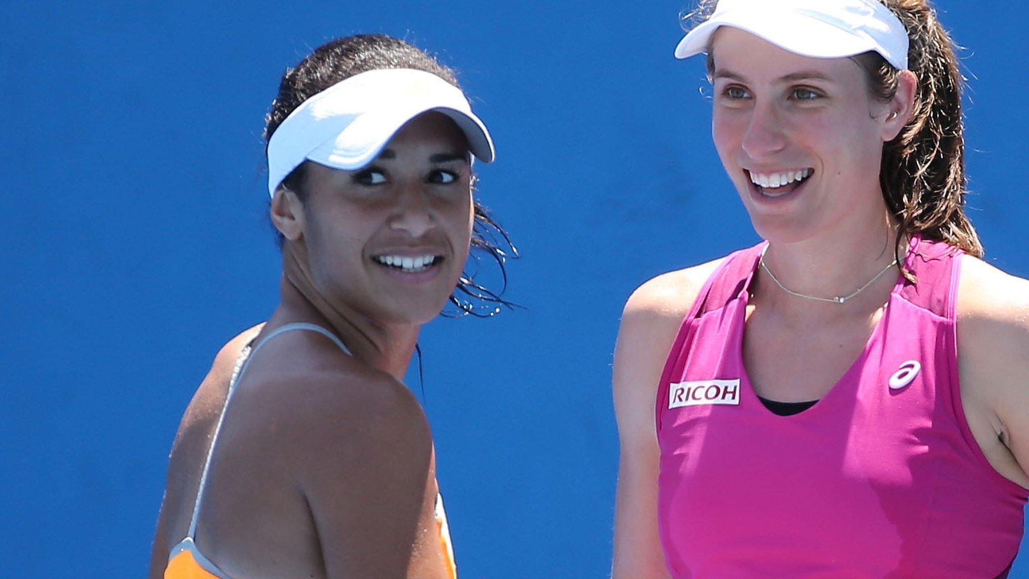 Heather Watson and Johanna Konta