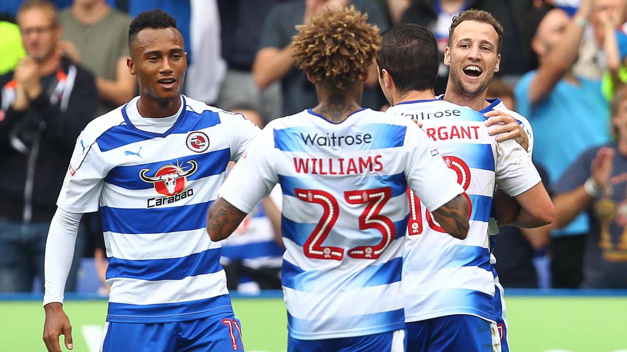 Roy Beerens (right) celebrates his winner against Huddersfield
