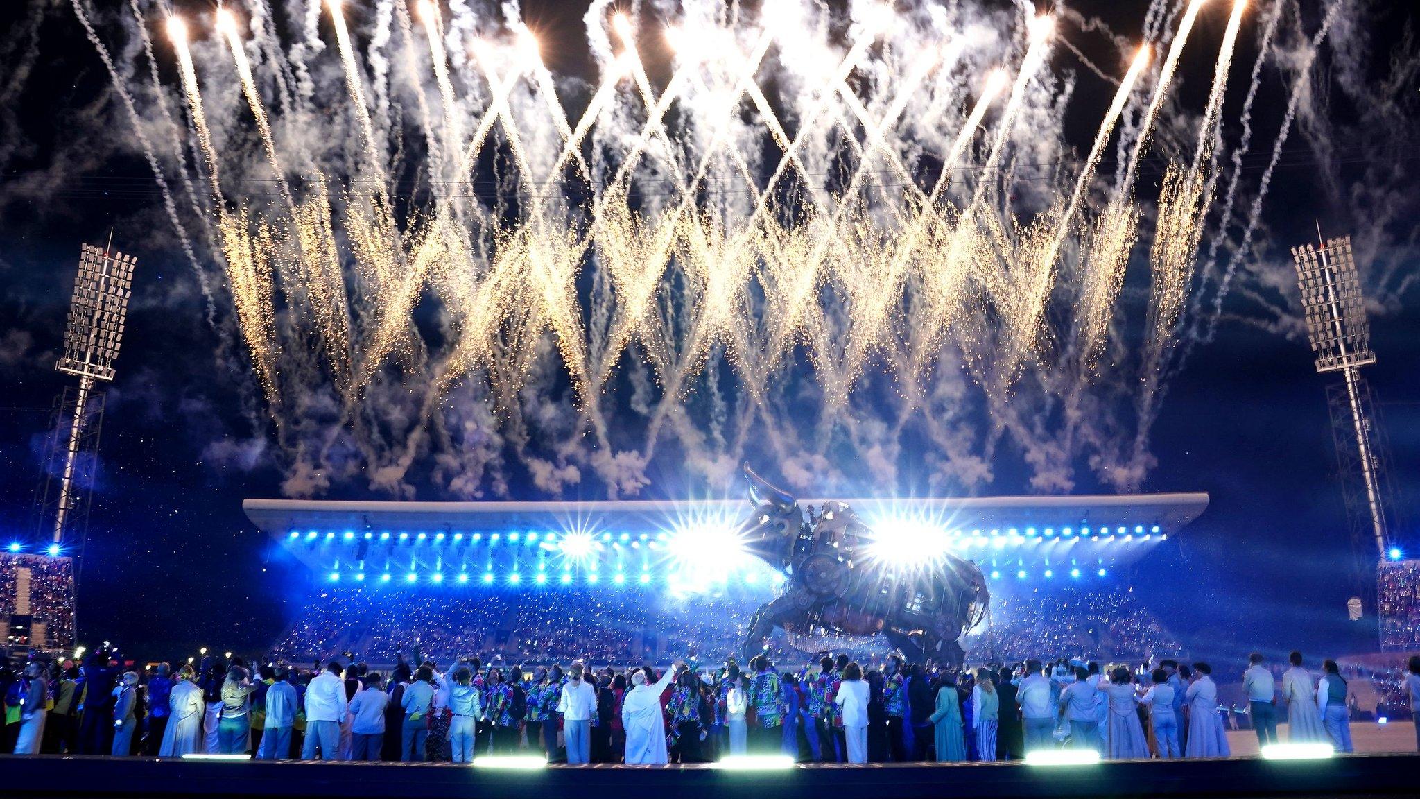 Opening ceremony fireworks